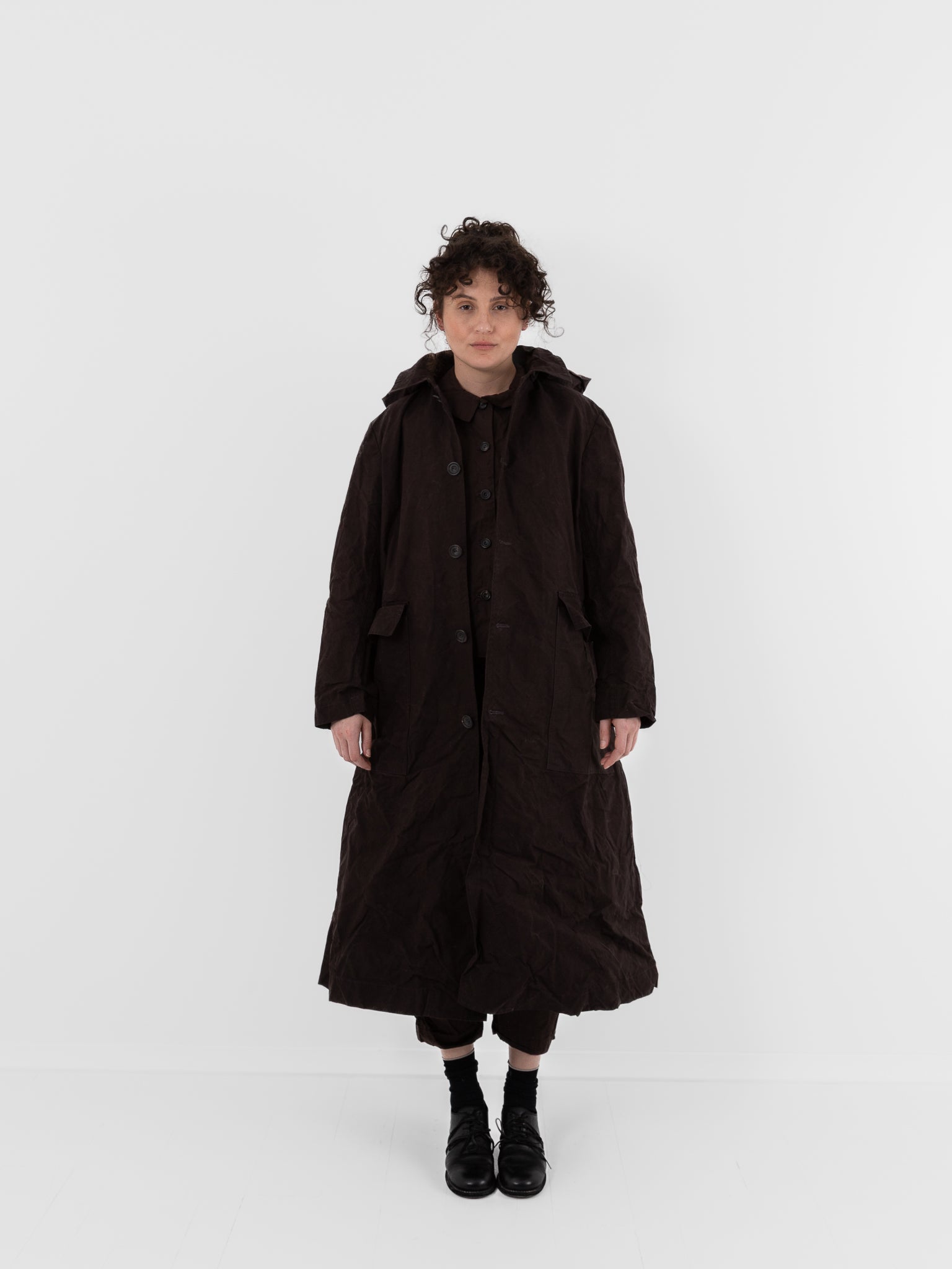 Ricorrrobe Rain Coat in Smokey Quartz - RICORRROBE at Worthwhile - shop COAT
