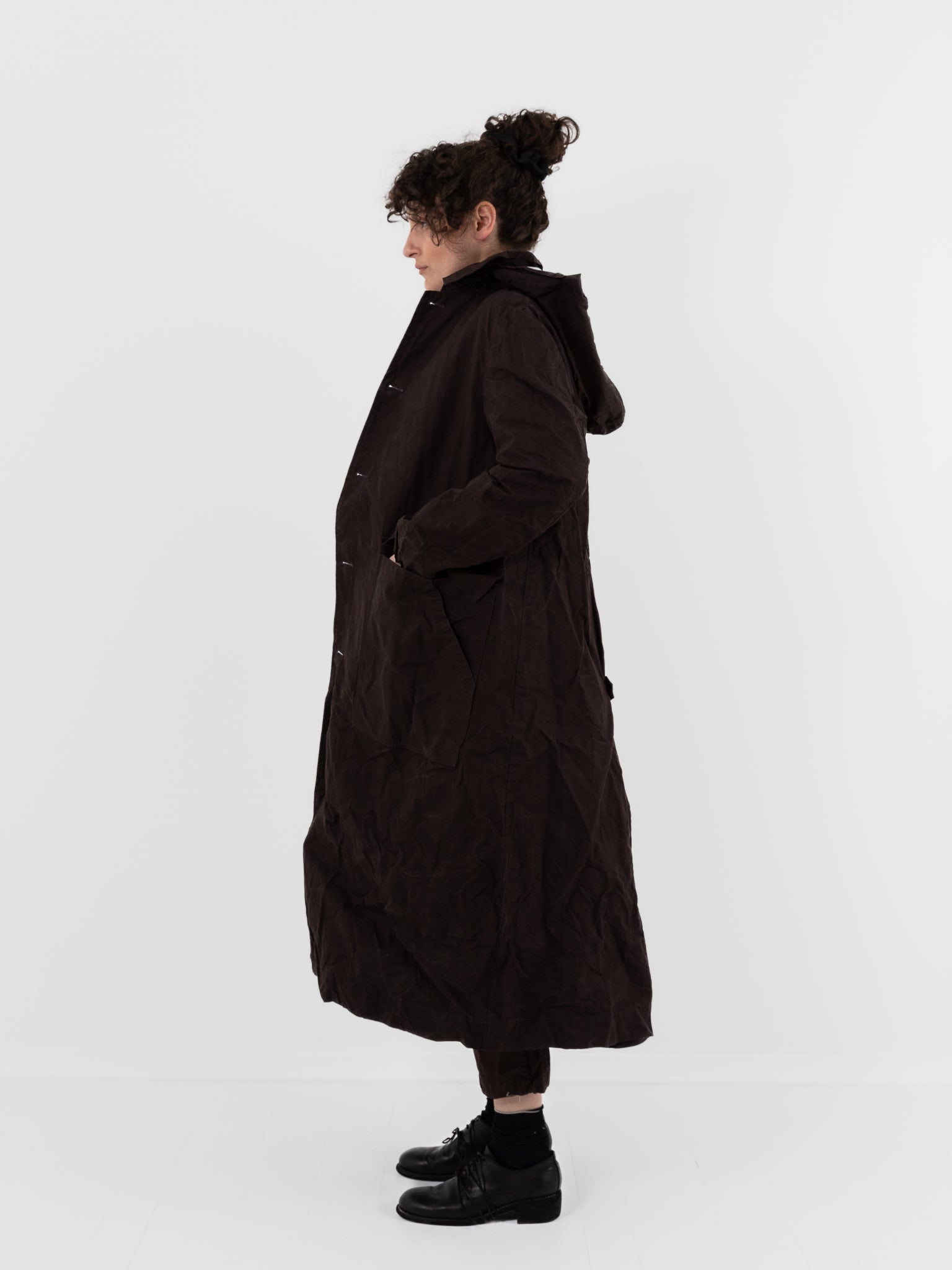 Ricorrrobe Rain Coat in Smokey Quartz - RICORRROBE at Worthwhile - shop COAT