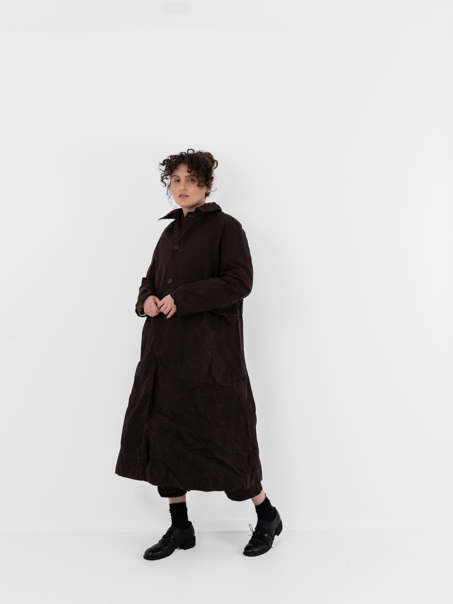 Ricorrrobe Rain Coat in Smokey Quartz - RICORRROBE at Worthwhile - shop COAT
