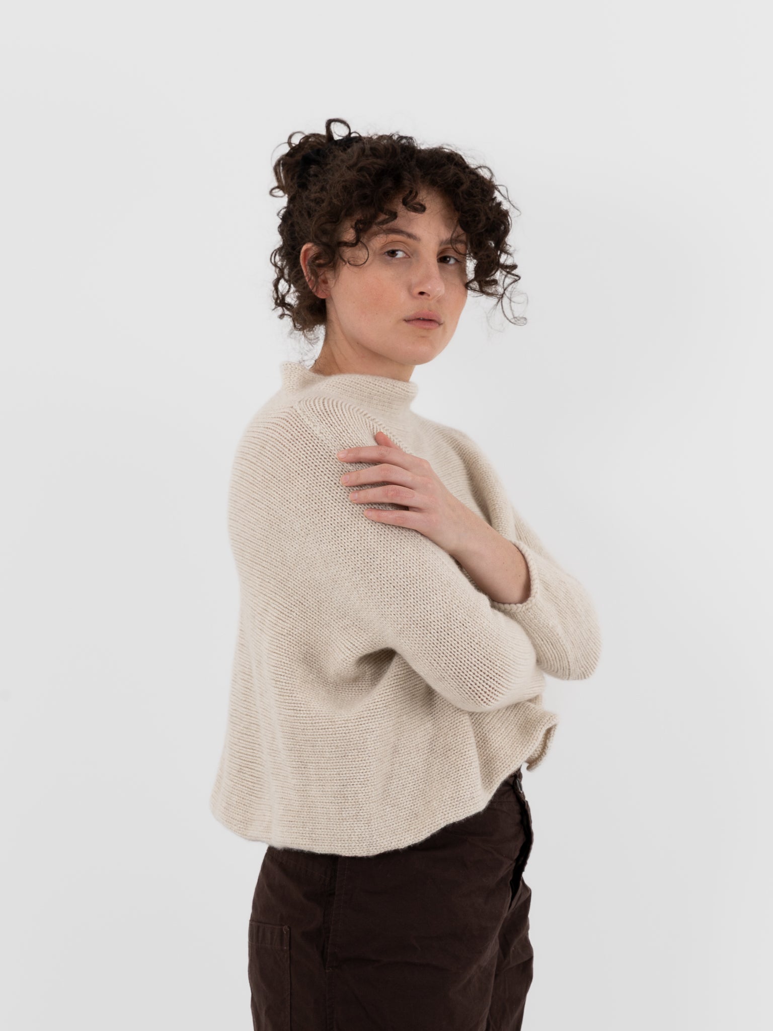 Ricorrrobe Hazel Sweater in Mother of Pearl - RICORRROBE at Worthwhile - shop SWEATER