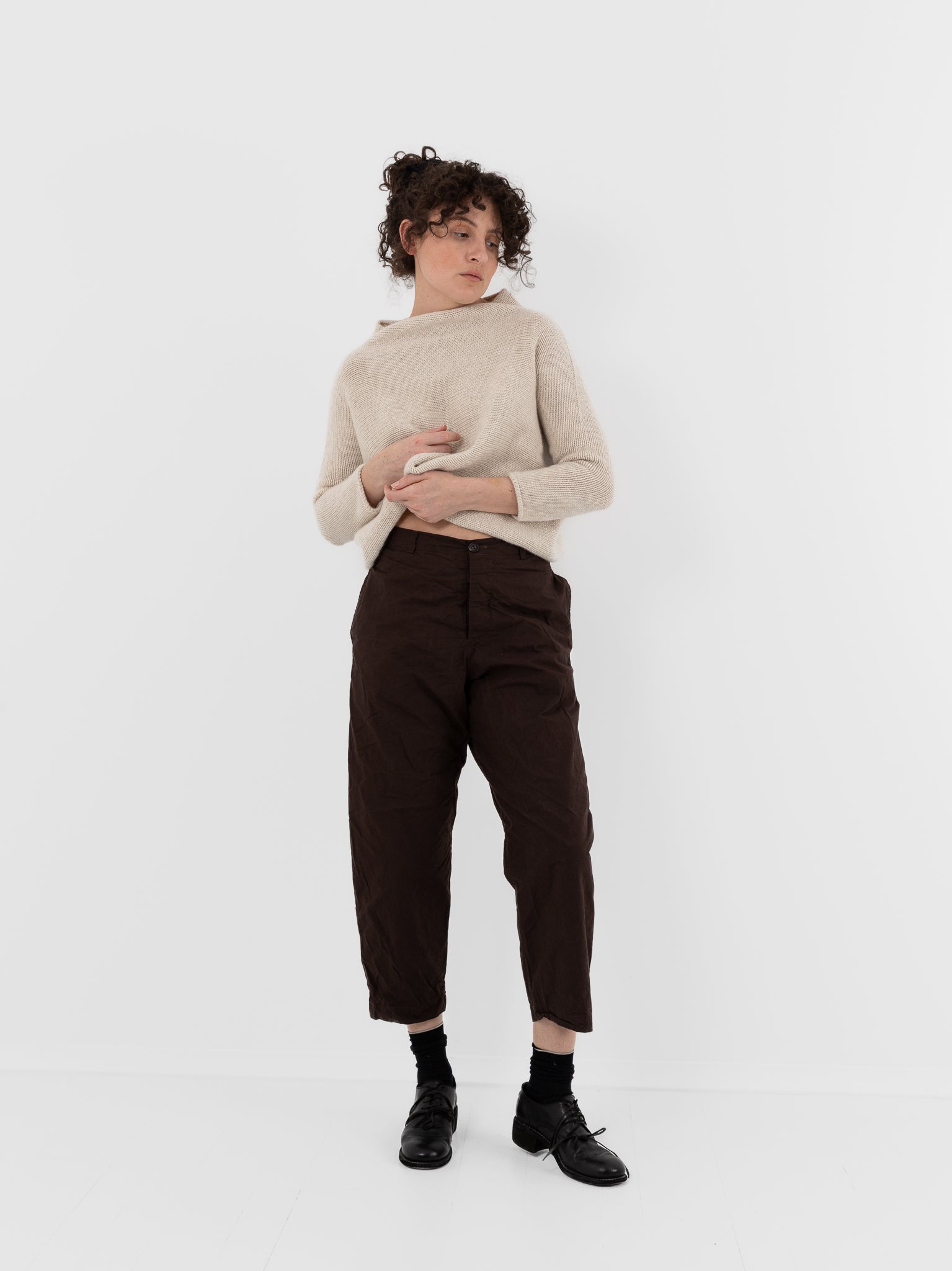 Ricorrrobe Glacia Pant in Smokey Quartz - RICORRROBE at Worthwhile - shop PANT