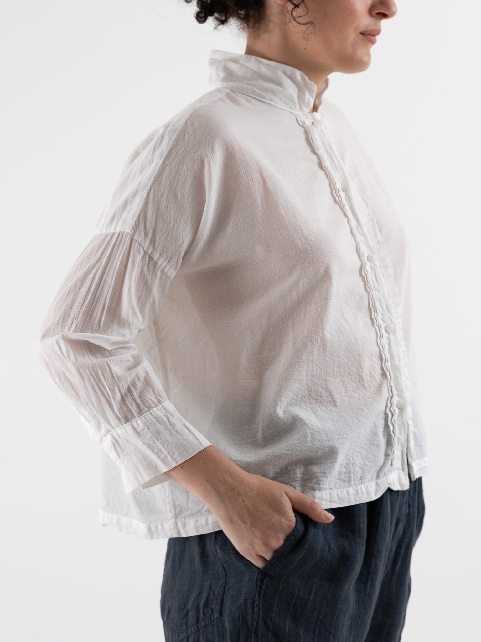 Ricorrrobe Square Top in White - RICORRROBE at Worthwhile - shop TOP