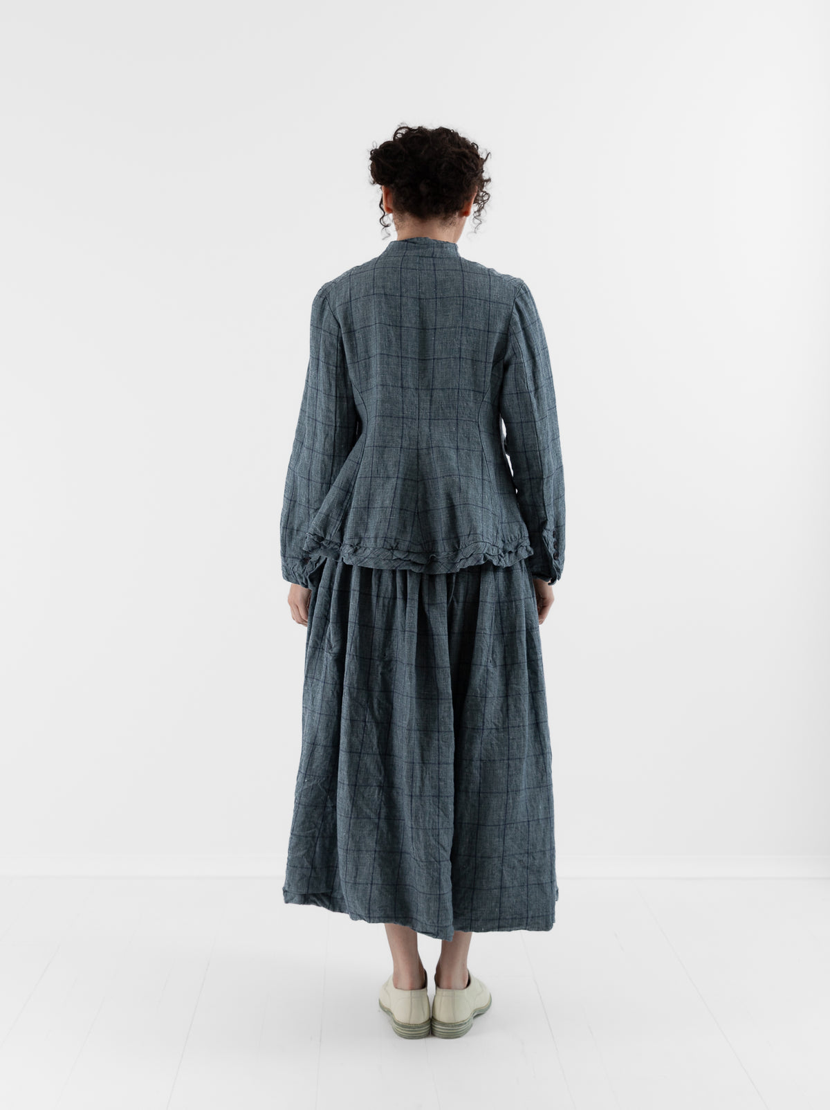 Ricorrrobe Sunflower Skirt in Windowpane - RICORRROBE at Worthwhile - shop SKIRT
