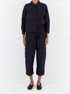 Ricorrrobe Cozy Pant in Navy - RICORRROBE at Worthwhile - shop PANT