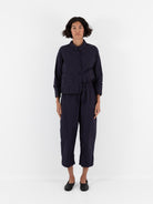 Ricorrrobe Cozy Pant in Navy - RICORRROBE at Worthwhile - shop PANT