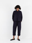Ricorrrobe Cozy Pant in Navy - RICORRROBE at Worthwhile - shop PANT