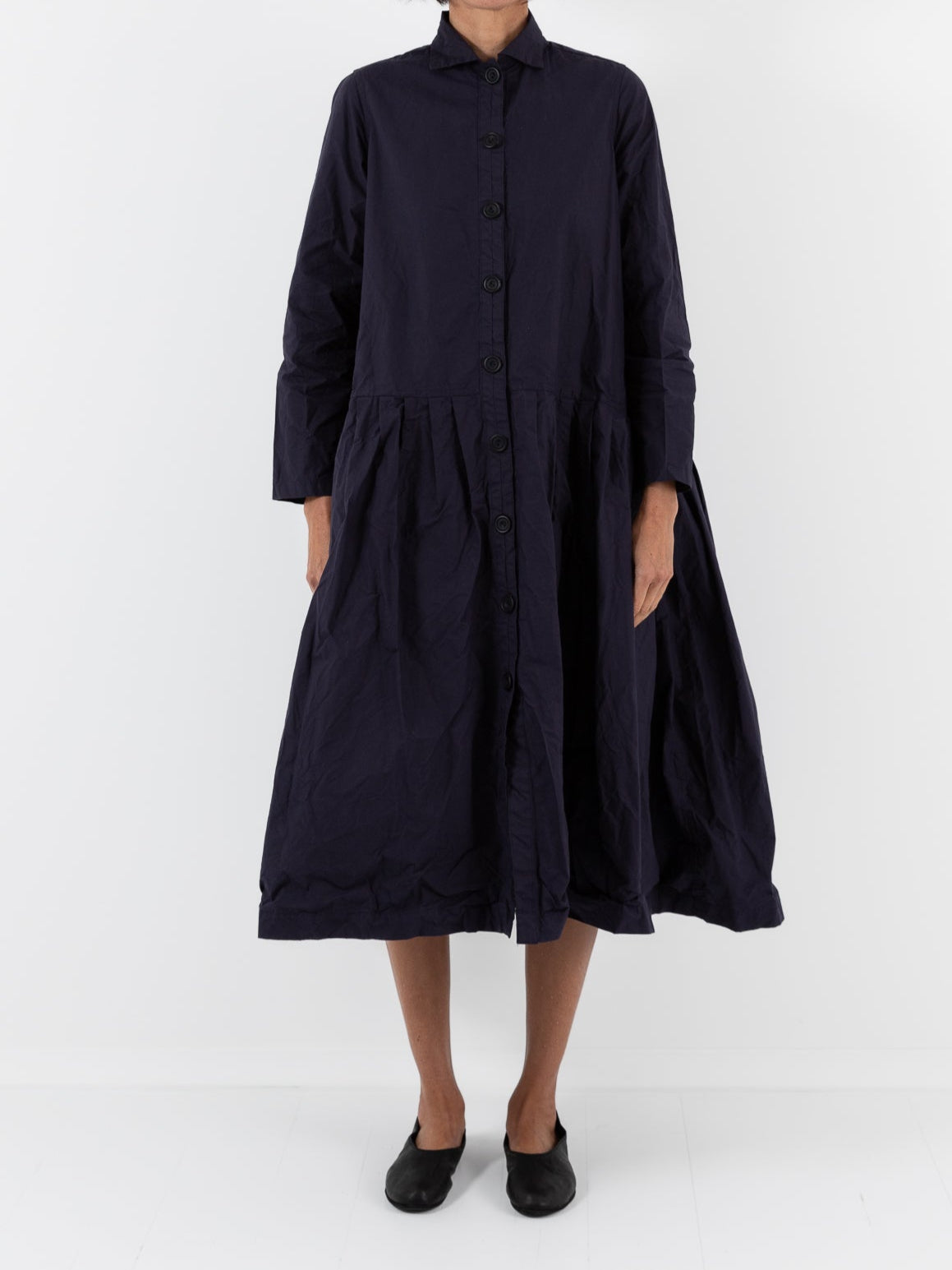 Ricorrrobe Bd Dress in Navy - RICORRROBE at Worthwhile - shop DRESS