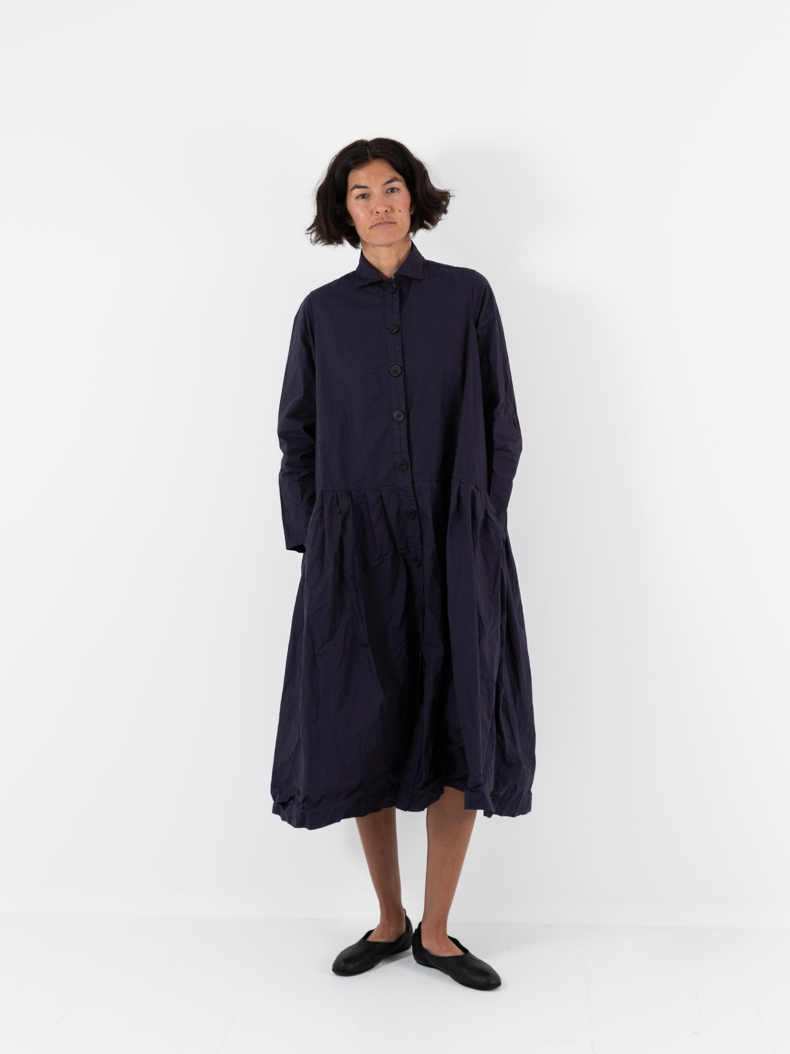 Ricorrrobe Bd Dress in Navy - RICORRROBE at Worthwhile - shop DRESS