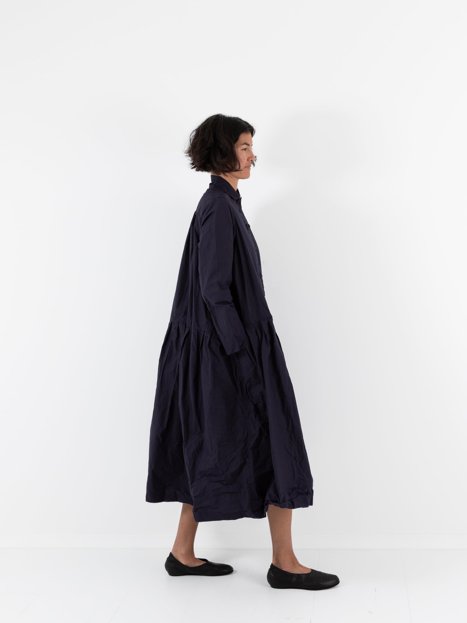 Ricorrrobe Bd Dress in Navy - RICORRROBE at Worthwhile - shop DRESS
