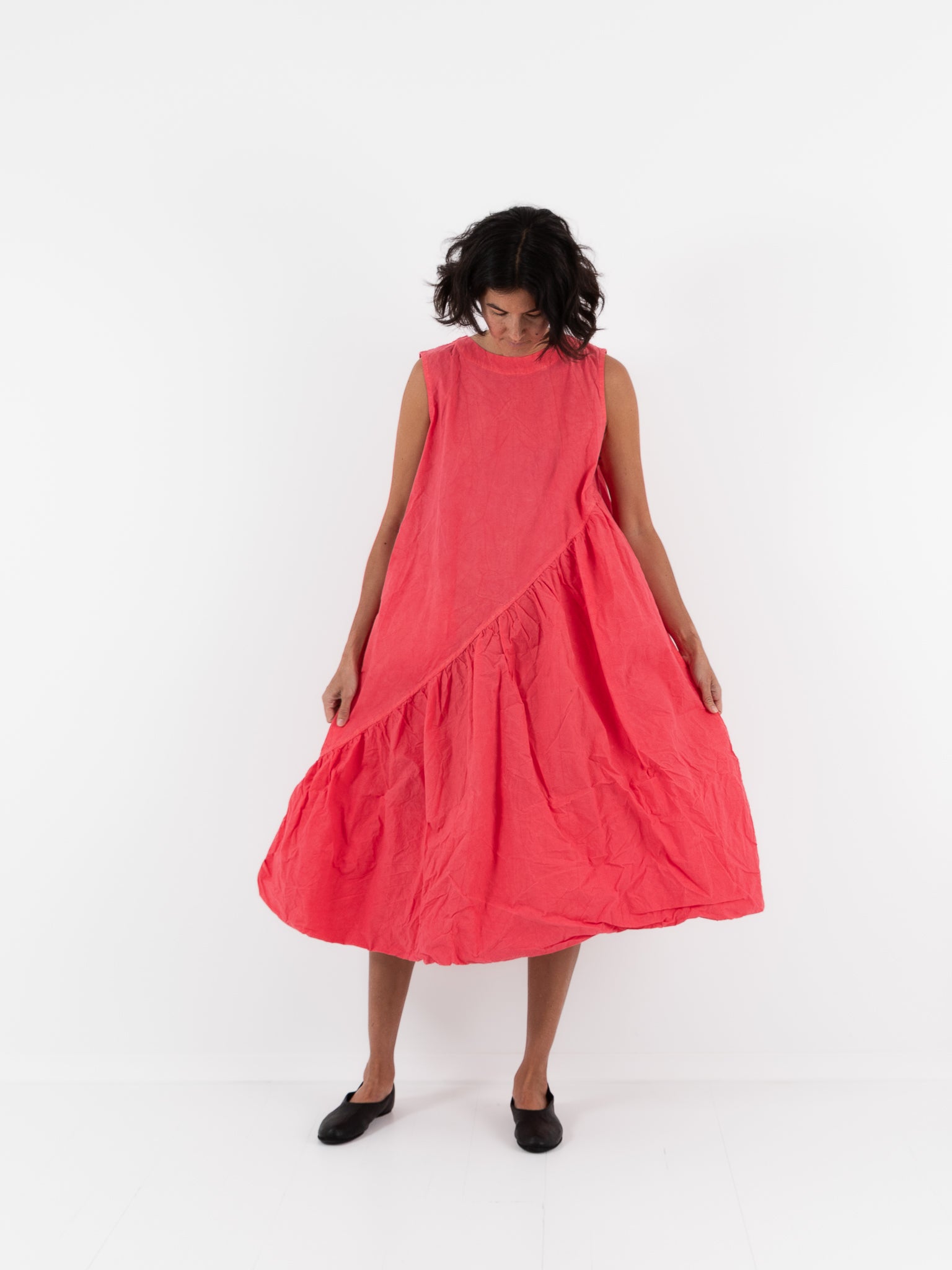 Ricorrrobe Spiral Dress in Pink - RICORRROBE at Worthwhile - shop DRESS