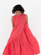 Ricorrrobe Spiral Dress in Pink - RICORRROBE at Worthwhile - shop DRESS