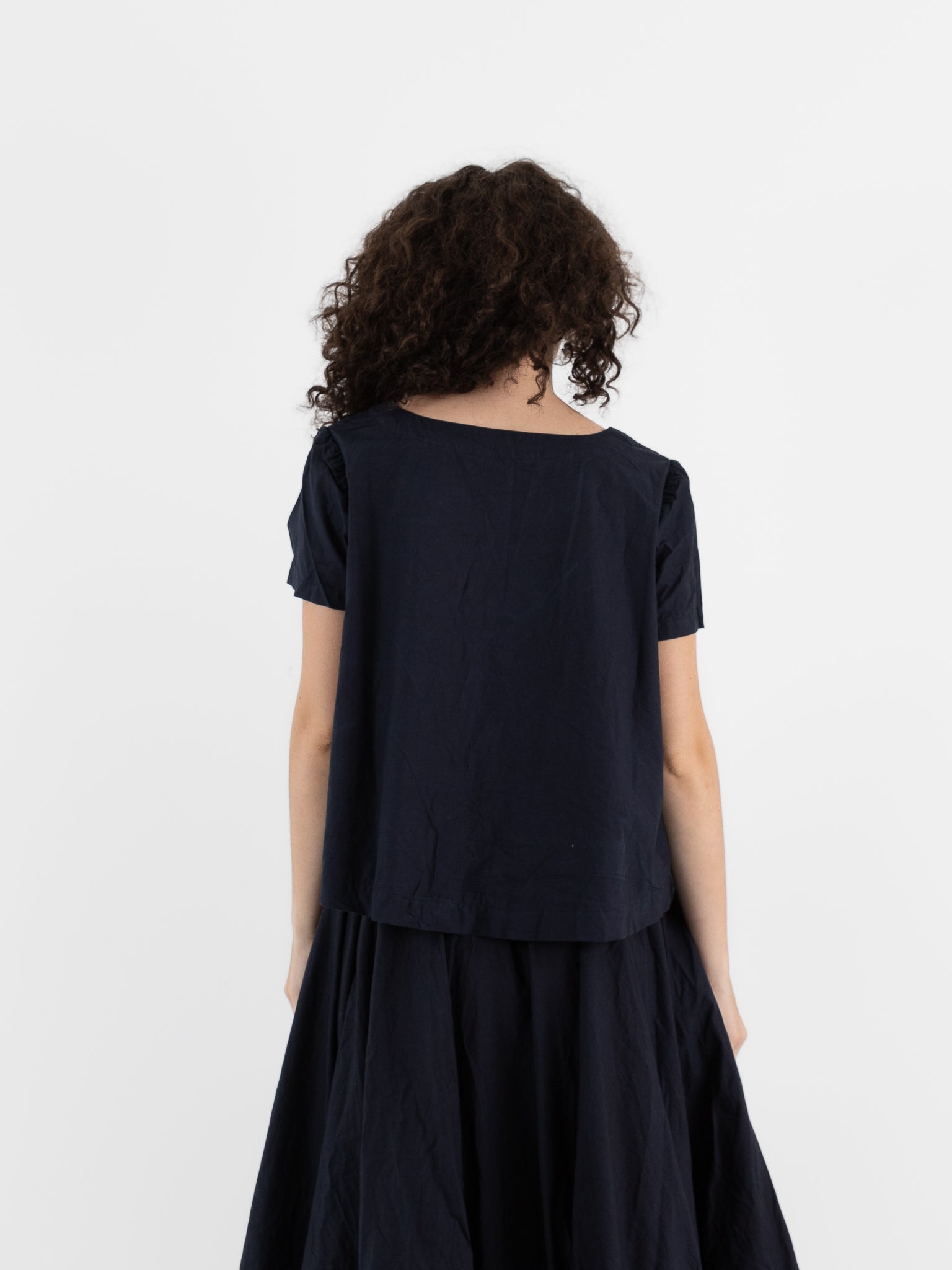 Ricorrrobe Ngt Top in Navy - RICORRROBE at Worthwhile - shop TOP