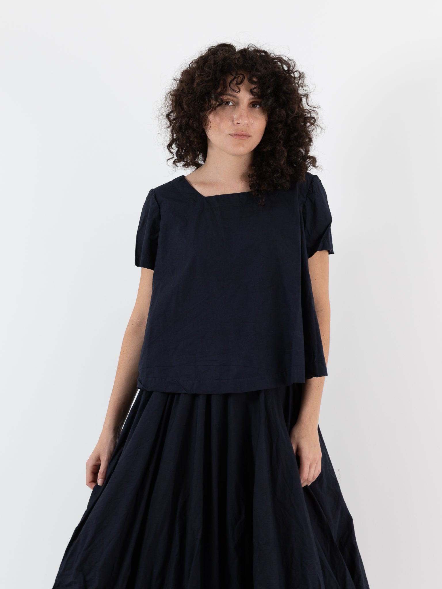 Ricorrrobe Ngt Top in Navy - RICORRROBE at Worthwhile - shop TOP