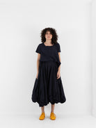 Ricorrrobe Calla Skirt in Navy - RICORRROBE at Worthwhile - shop SKIRT