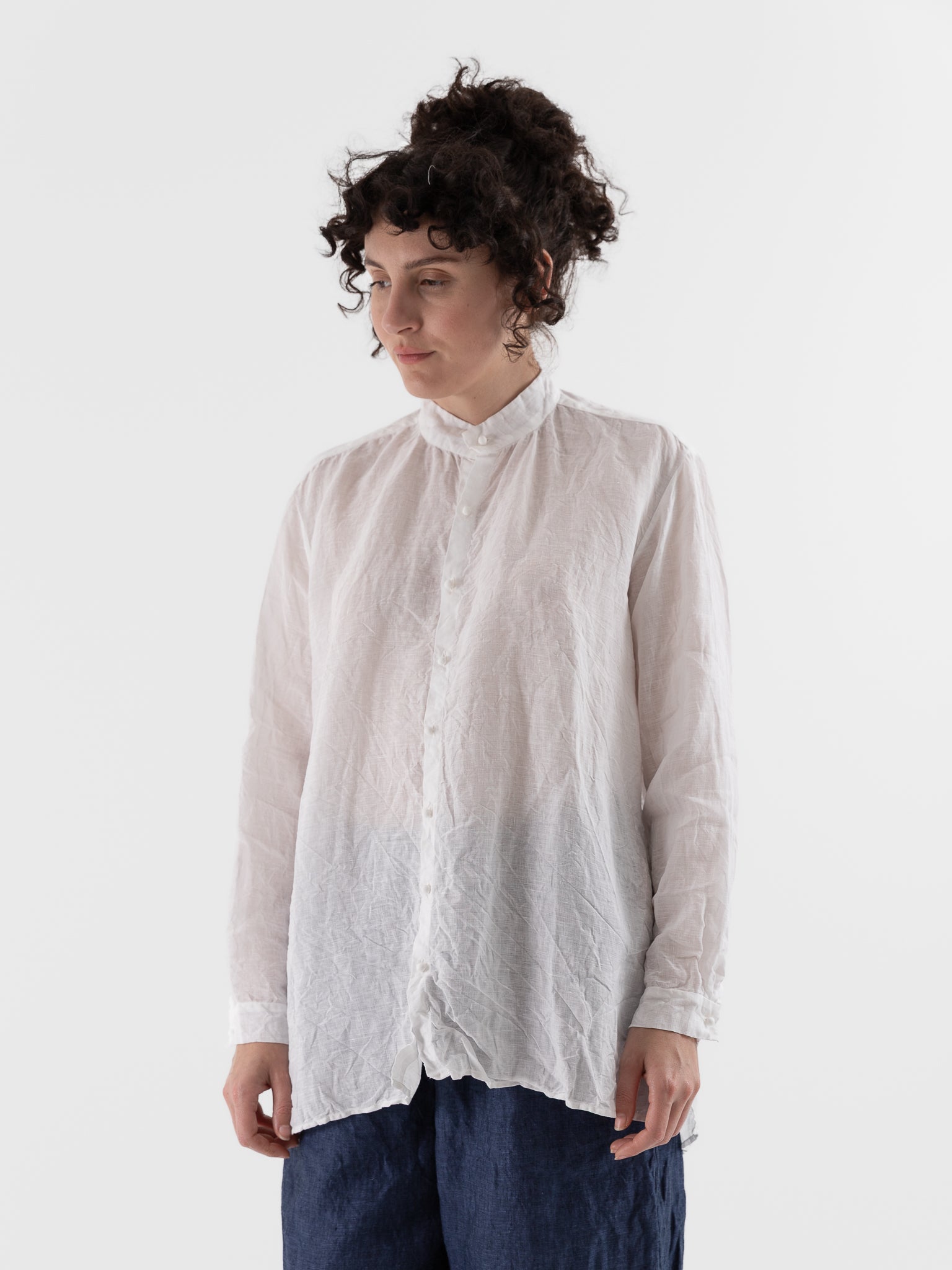 Risa Nakamura Shirt Jasmine in White - RISA NAKAMURA at Worthwhile - shop TOP