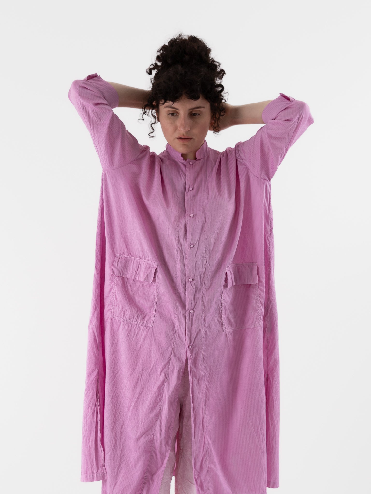 Risa Nakamura Coat in Lilac Cochineal Dye - RISA NAKAMURA at Worthwhile - shop COAT