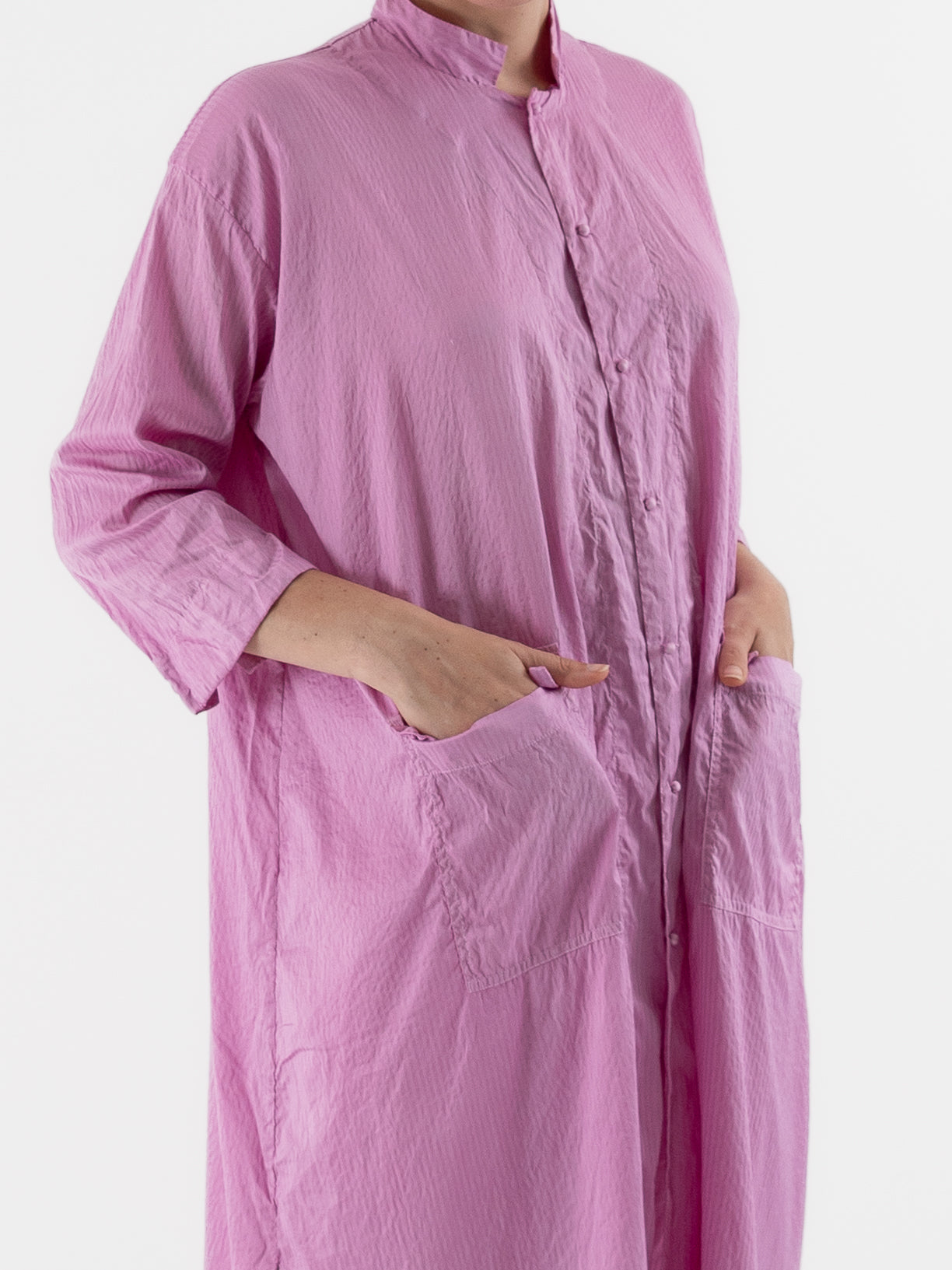 Risa Nakamura Coat in Lilac Cochineal Dye - RISA NAKAMURA at Worthwhile - shop COAT