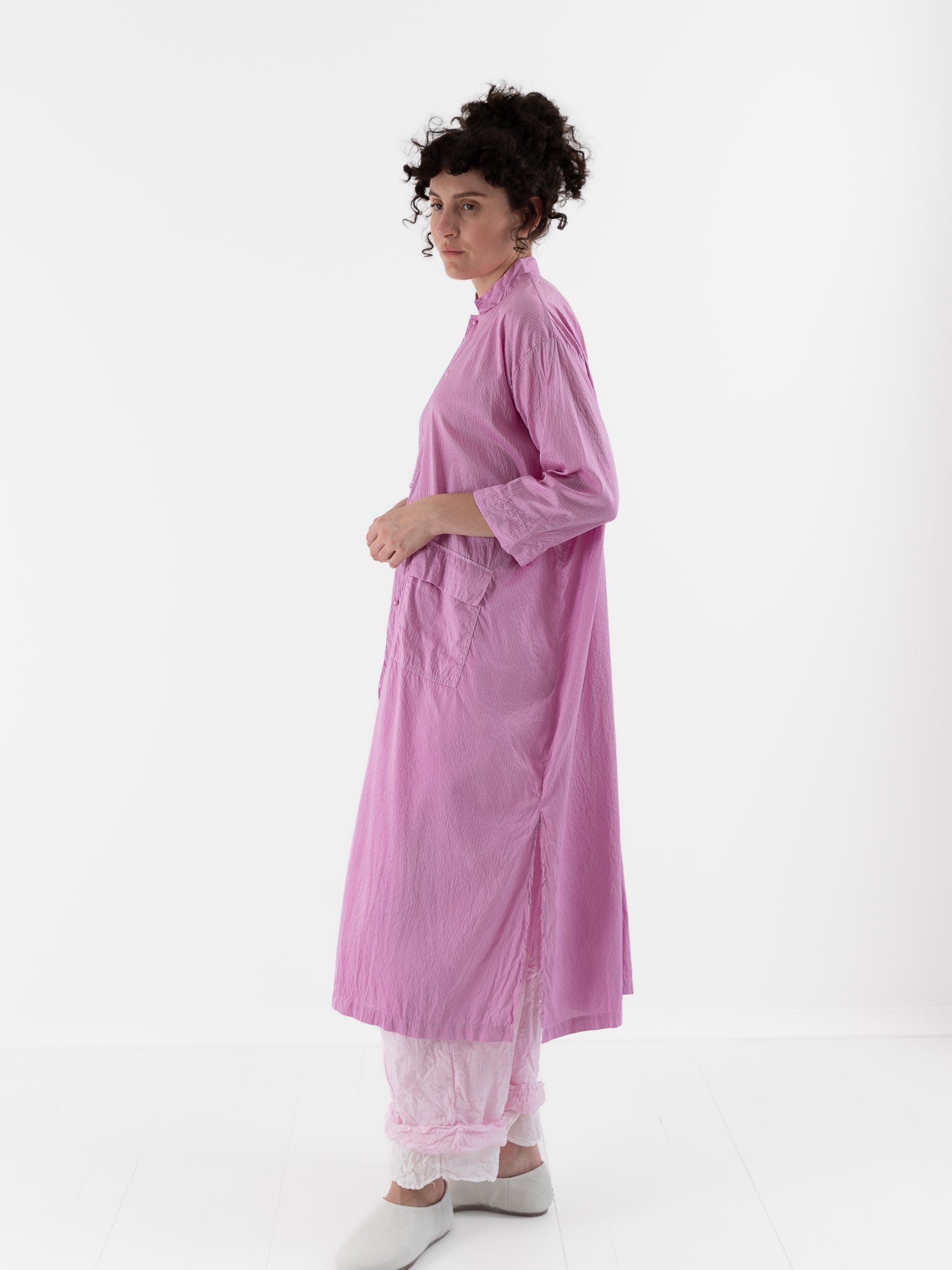 Risa Nakamura Coat in Lilac Cochineal Dye - RISA NAKAMURA at Worthwhile - shop COAT