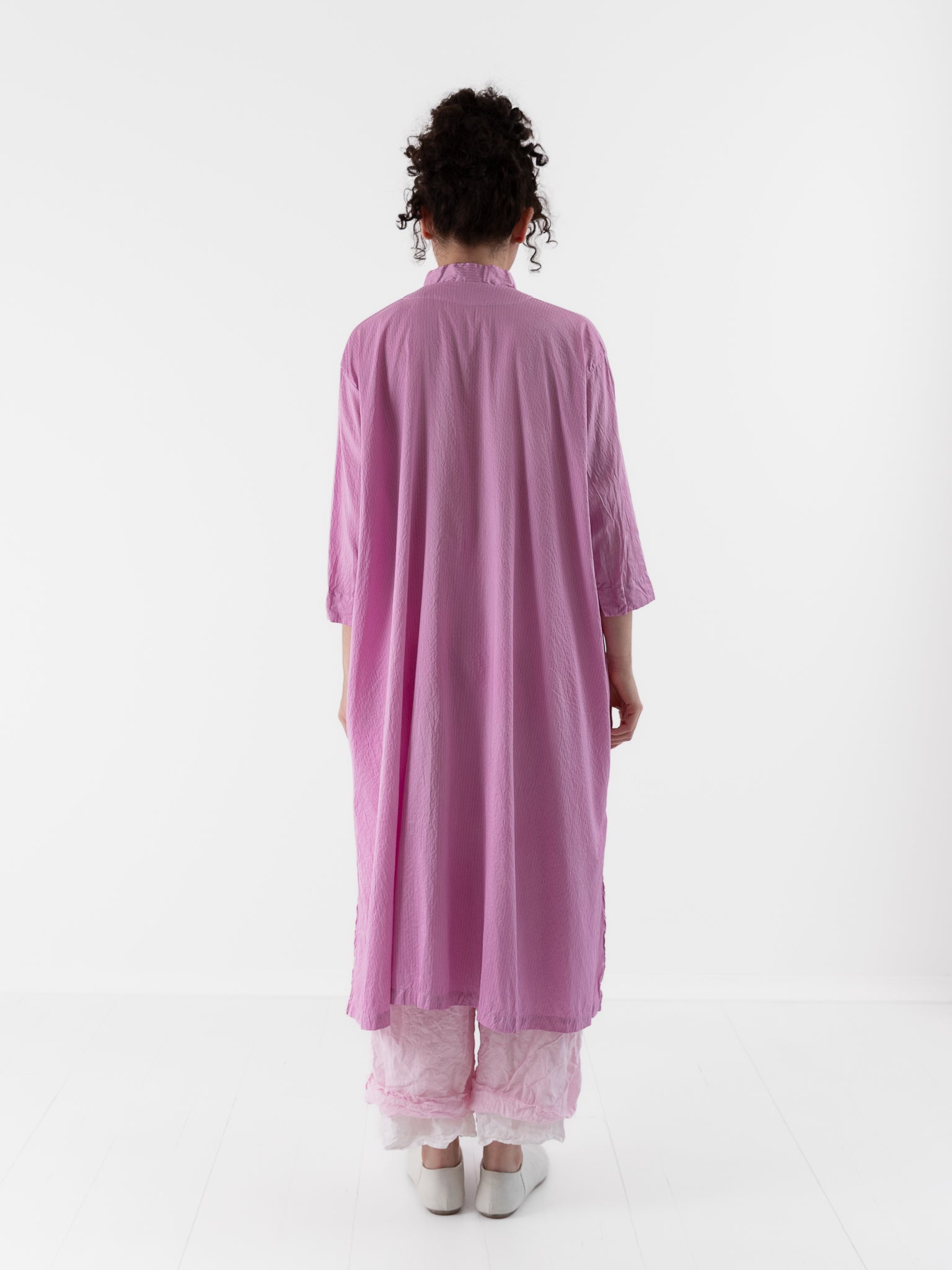 Risa Nakamura Coat in Lilac Cochineal Dye - RISA NAKAMURA at Worthwhile - shop COAT