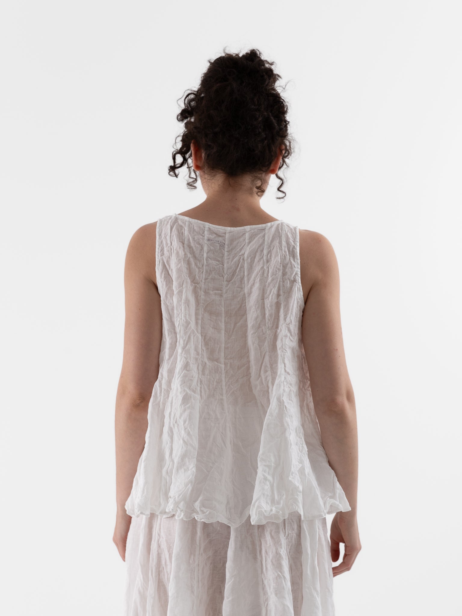 Risa Nakamura Top Sakura in White - RISA NAKAMURA at Worthwhile - shop TOP
