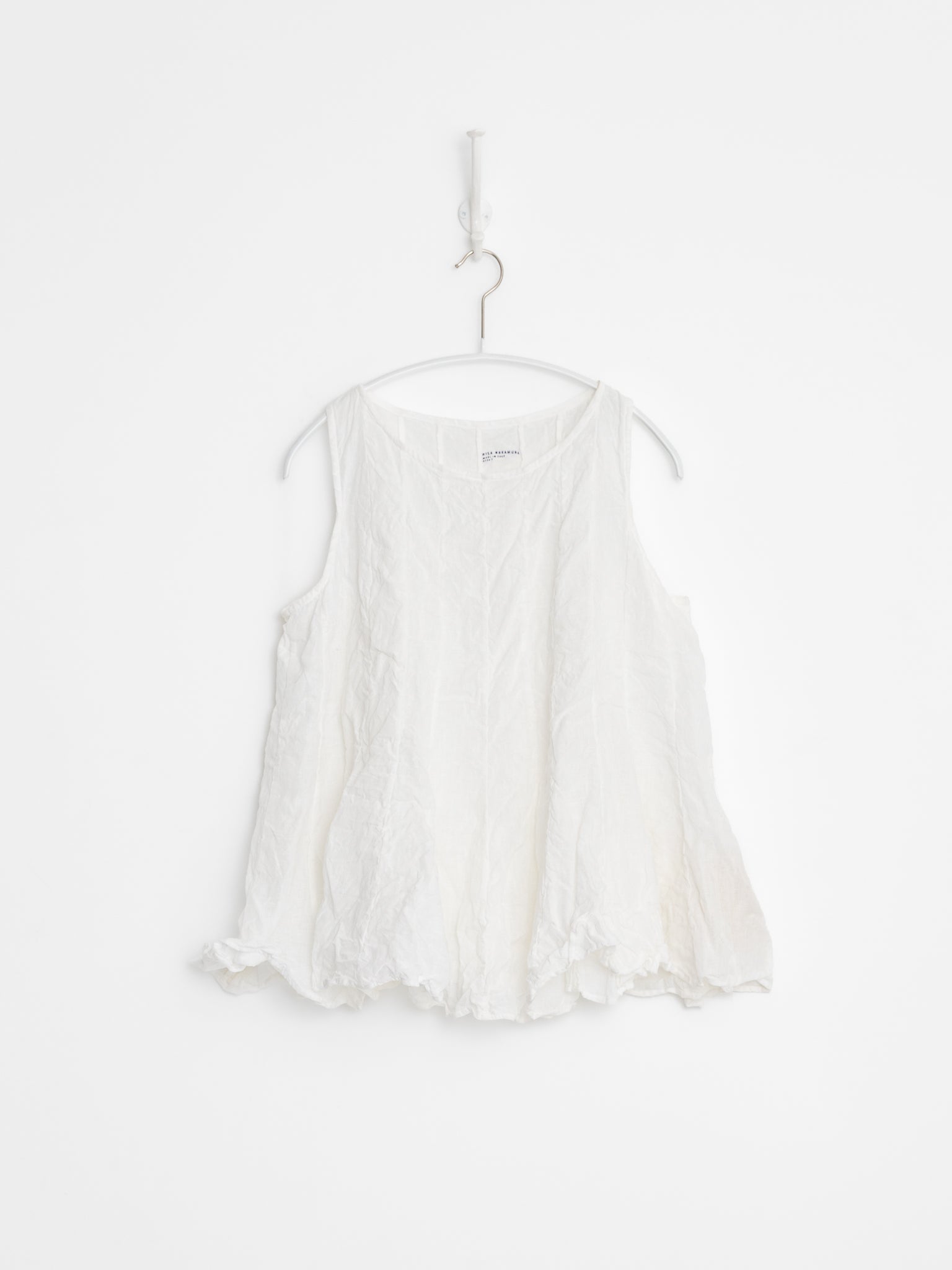 Risa Nakamura Top Sakura in White - RISA NAKAMURA at Worthwhile - shop TOP