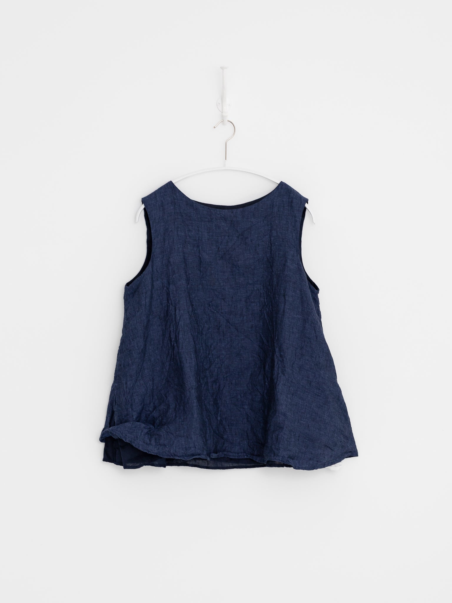 Risa Nakamura Reversible Top Sweet Pea in Blue & Dark Blue - RISA NAKAMURA at Worthwhile - shop TOP