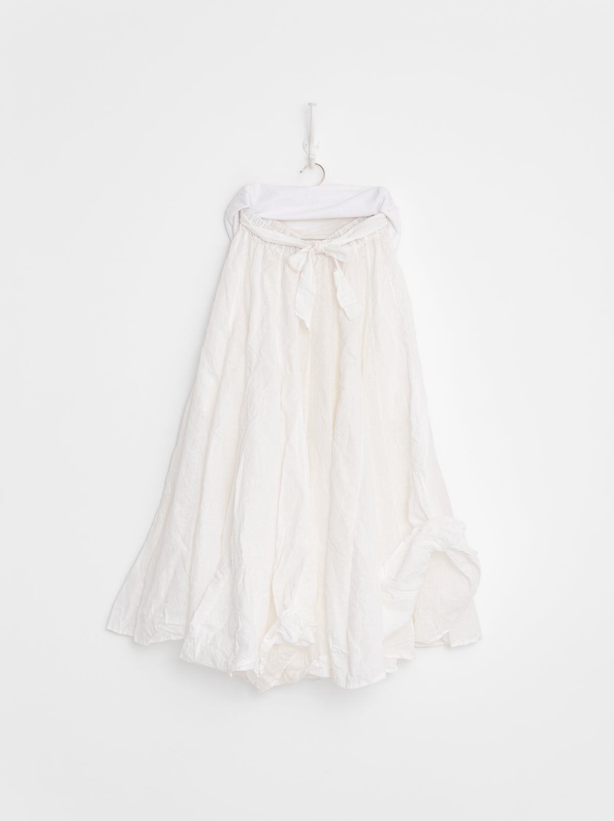 Risa Nakamura Skirt Sakura in White - RISA NAKAMURA at Worthwhile - shop SKIRT