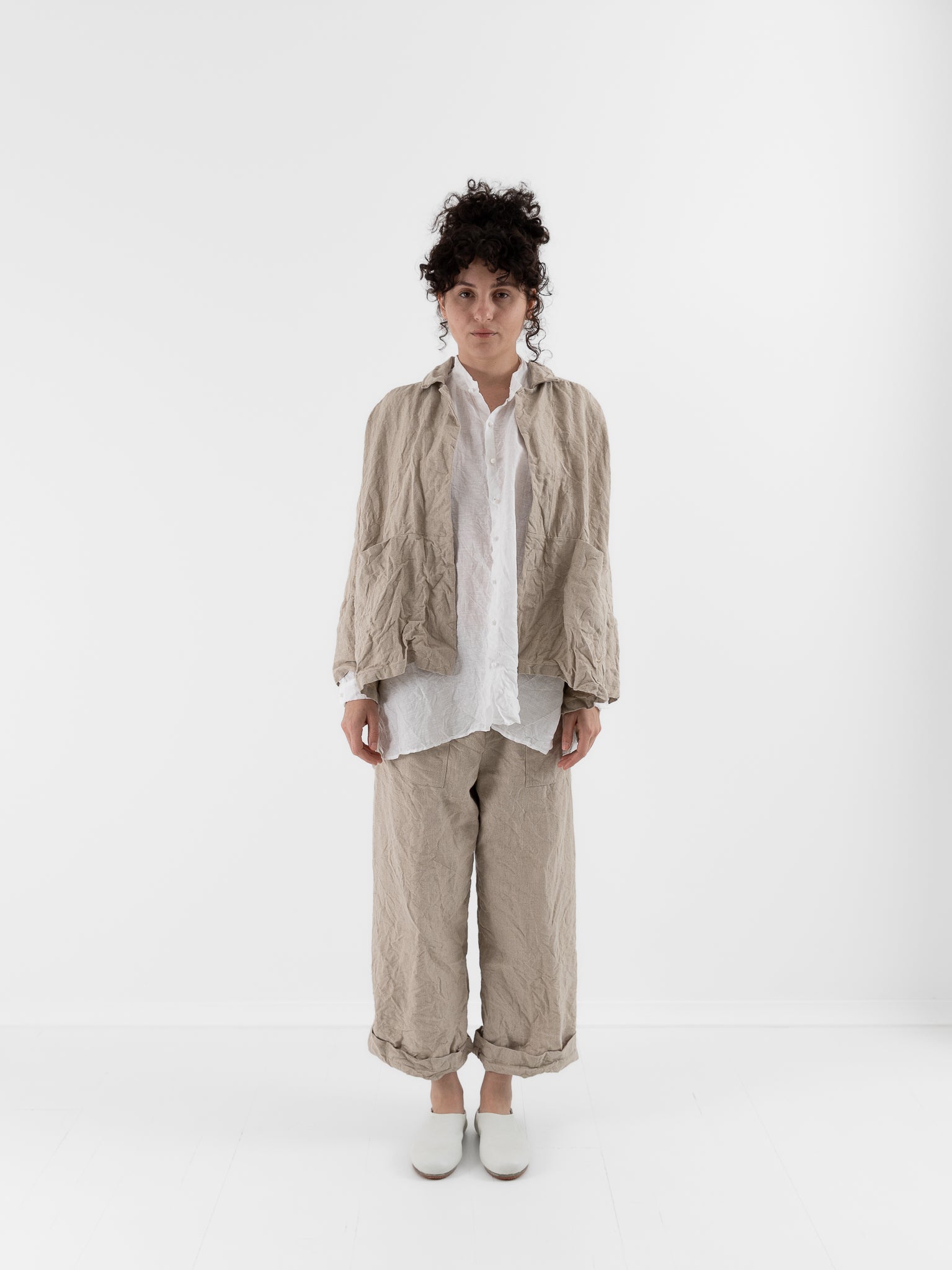 Risa Nakamura Jacket Zen in Natural - RISA NAKAMURA at Worthwhile - shop JACKET