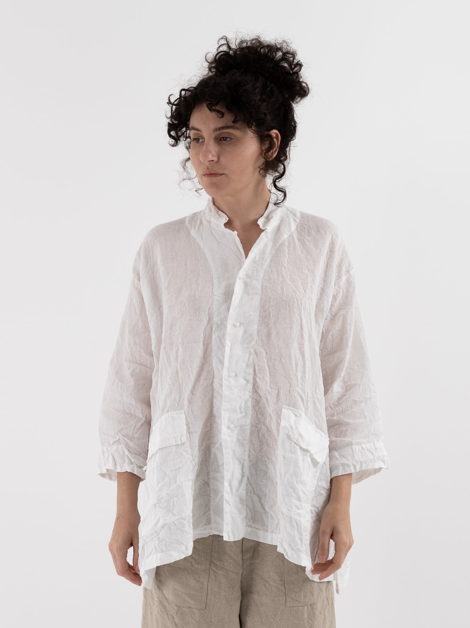Risa Nakamura Jacket Lilac in White - RISA NAKAMURA at Worthwhile - shop JACKET