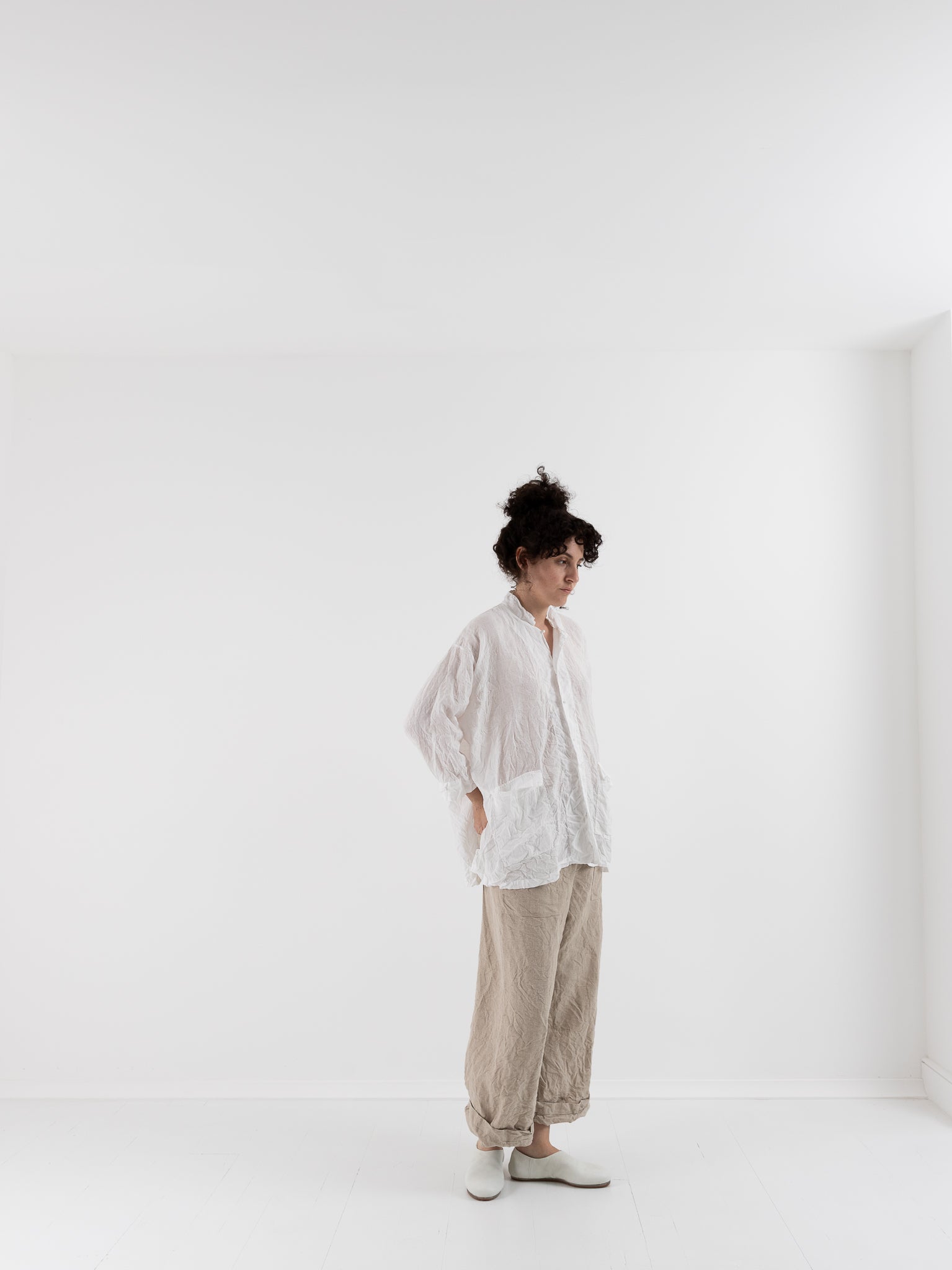 Risa Nakamura Jacket Lilac in White - RISA NAKAMURA at Worthwhile - shop JACKET