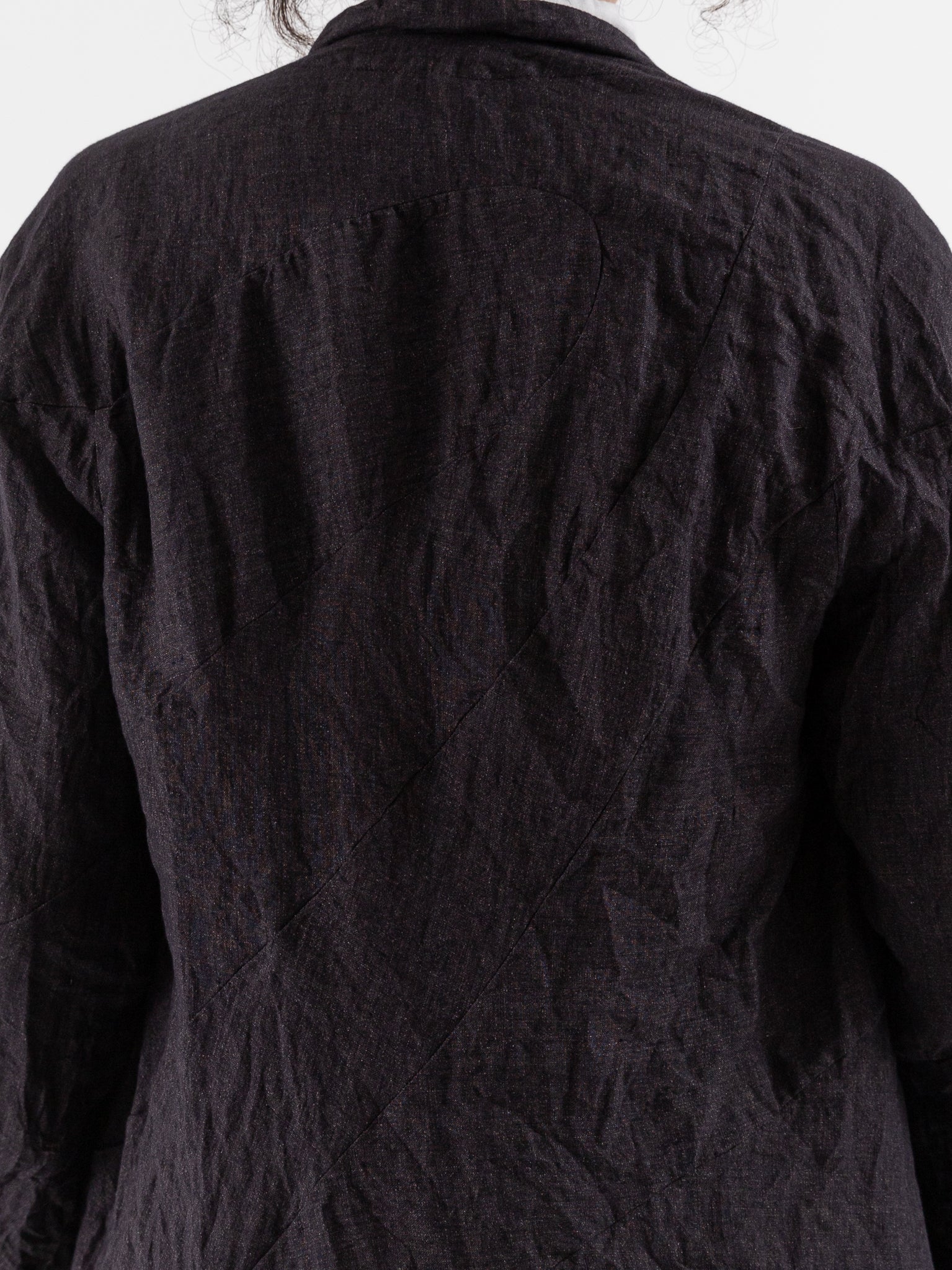 Risa Nakamura Coat Mokuren in Black - RISA NAKAMURA at Worthwhile - shop COAT