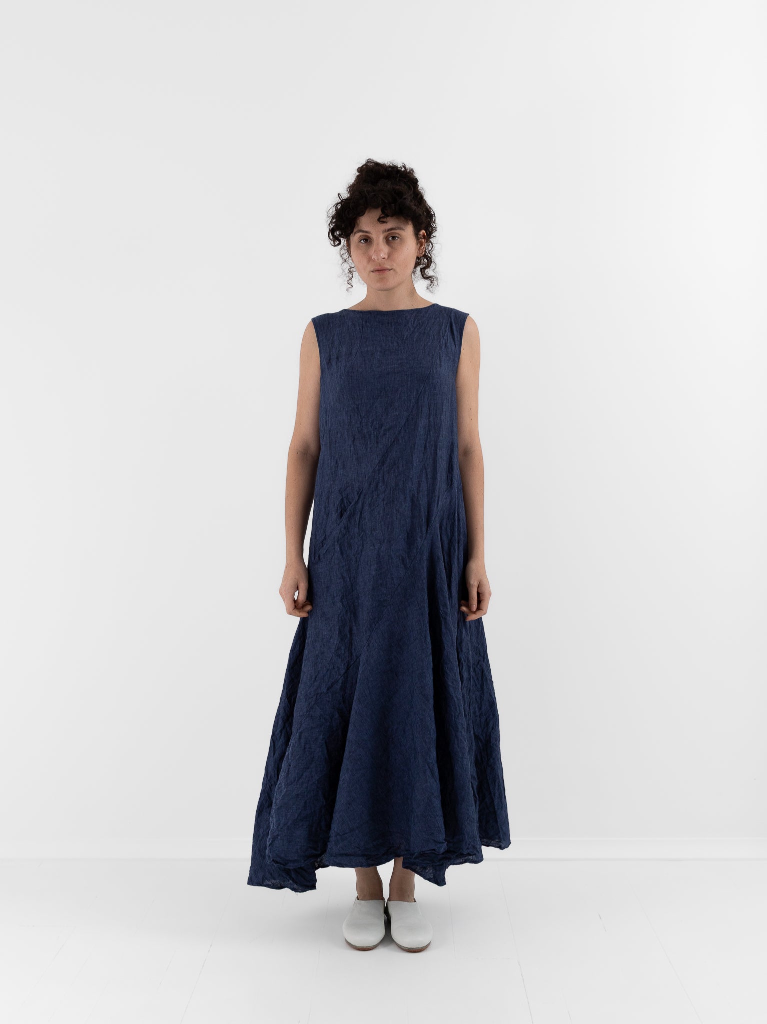 Risa Nakamura Dress Mokuren in Blue - RISA NAKAMURA at Worthwhile - shop DRESS