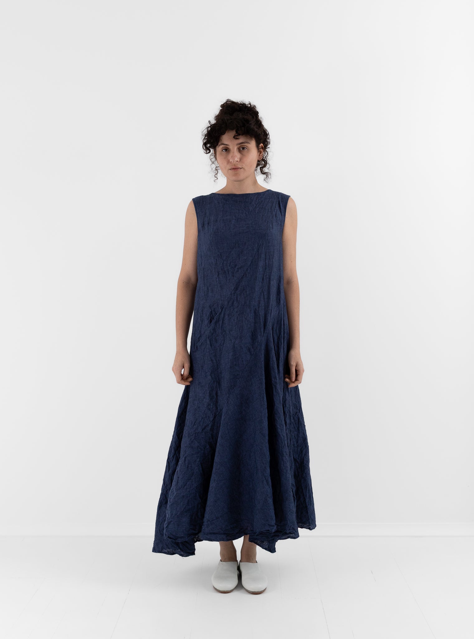 Risa Nakamura Dress Mokuren in Blue - RISA NAKAMURA at Worthwhile - shop DRESS
