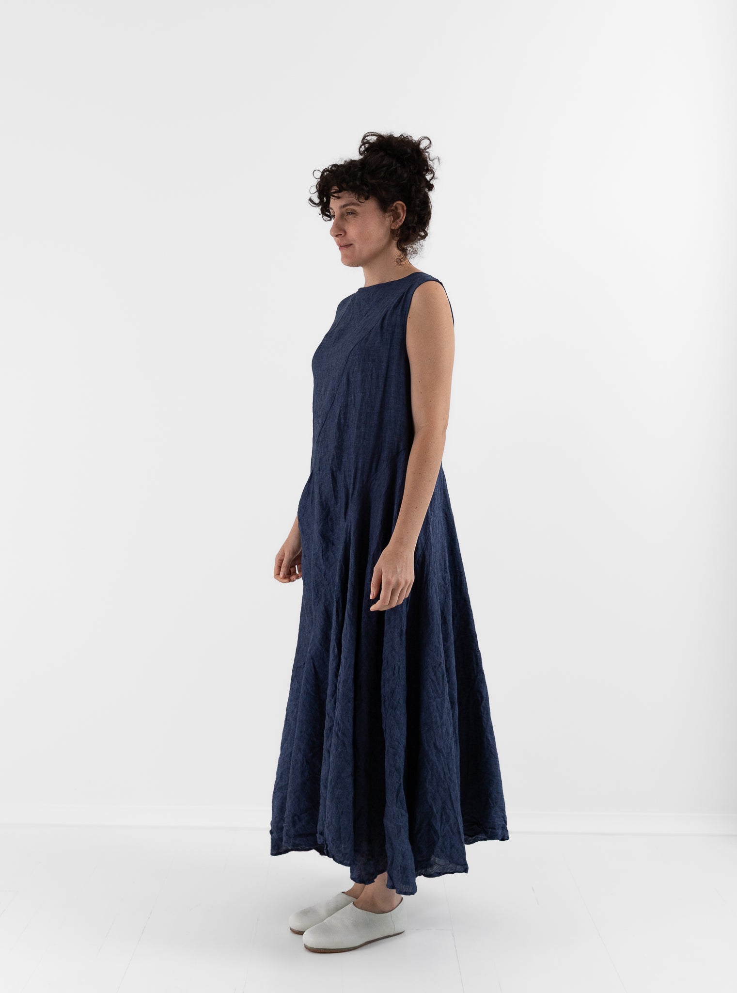 Risa Nakamura Dress Mokuren in Blue - RISA NAKAMURA at Worthwhile - shop DRESS