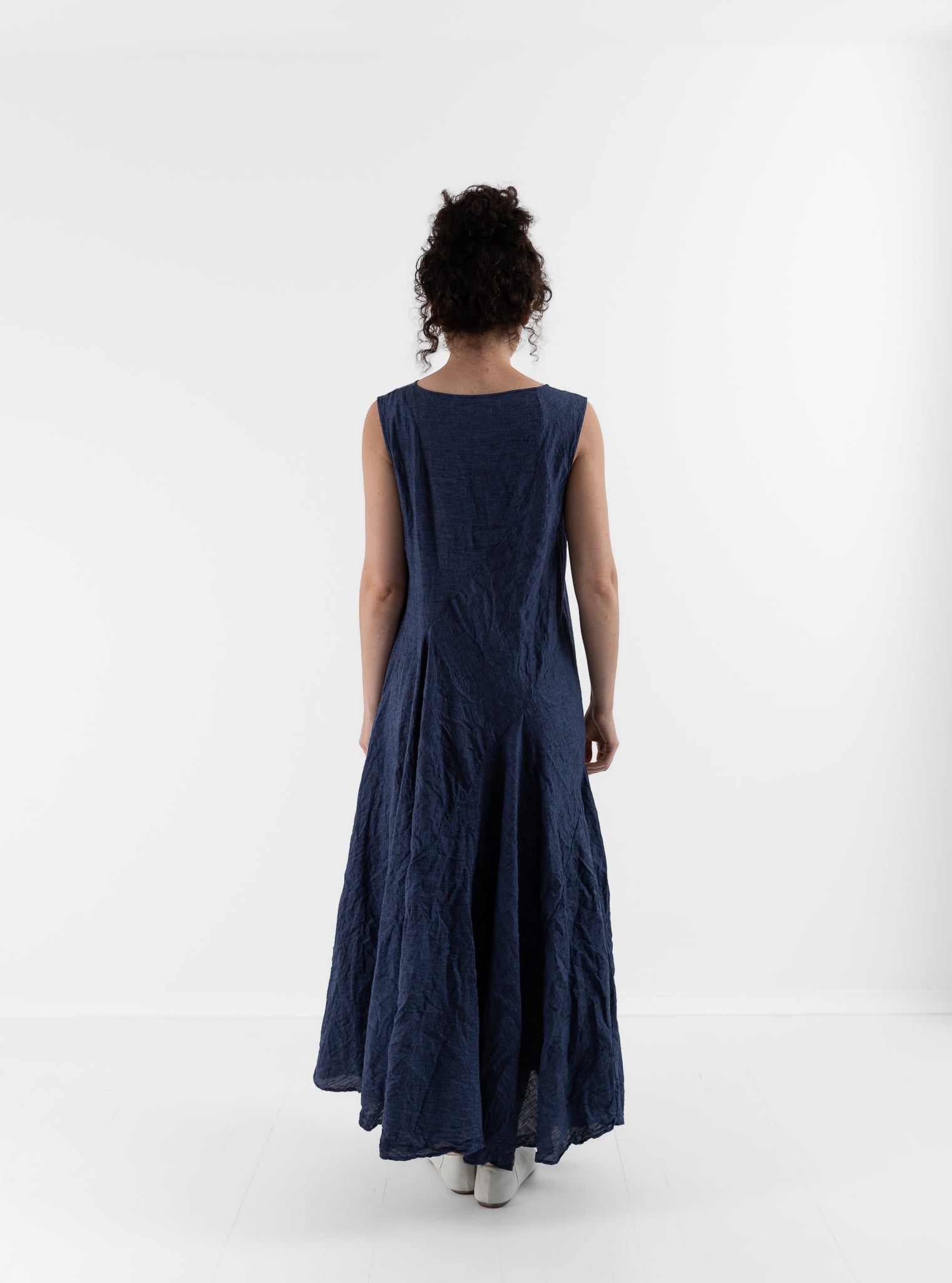 Risa Nakamura Dress Mokuren in Blue - RISA NAKAMURA at Worthwhile - shop DRESS