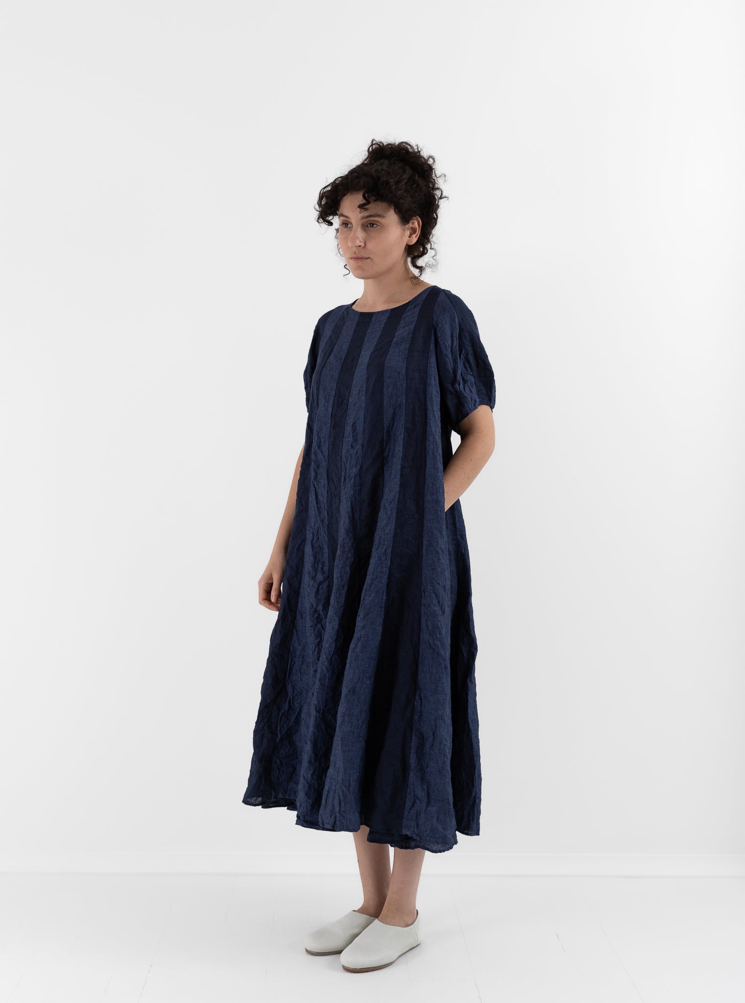 Risa Nakamura Dress Suzuran in Blue - RISA NAKAMURA at Worthwhile - shop DRESS