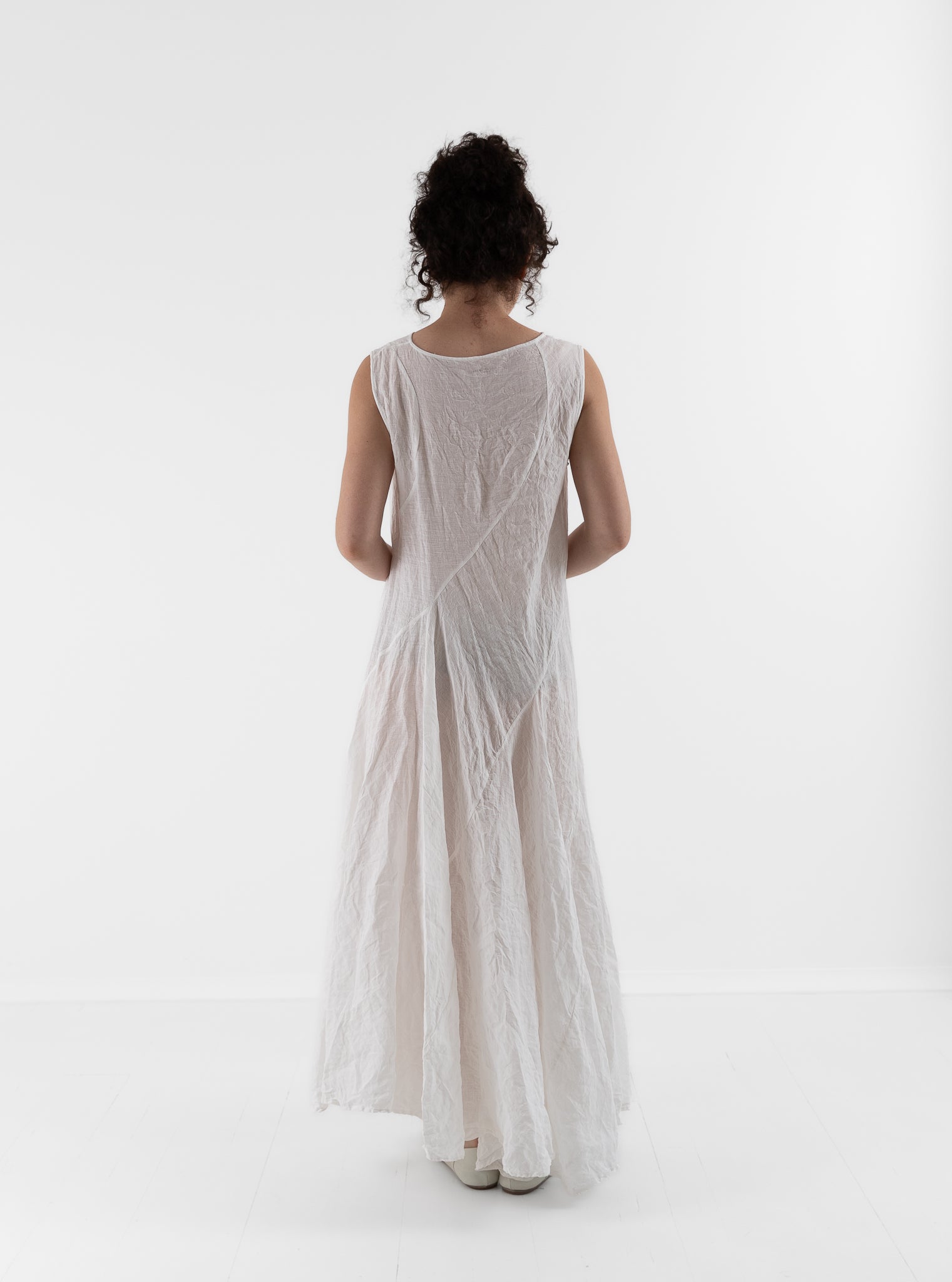 Risa Nakamura Dress Mokuren in White - RISA NAKAMURA at Worthwhile - shop DRESS