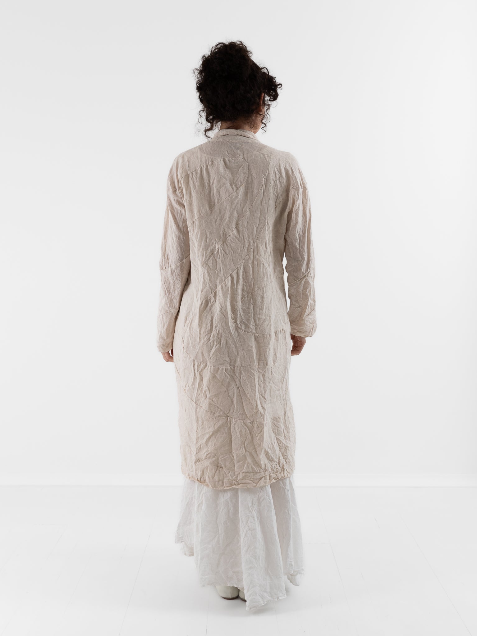 Risa Nakamura Coat Mokuren in Off White - RISA NAKAMURA at Worthwhile - shop COAT