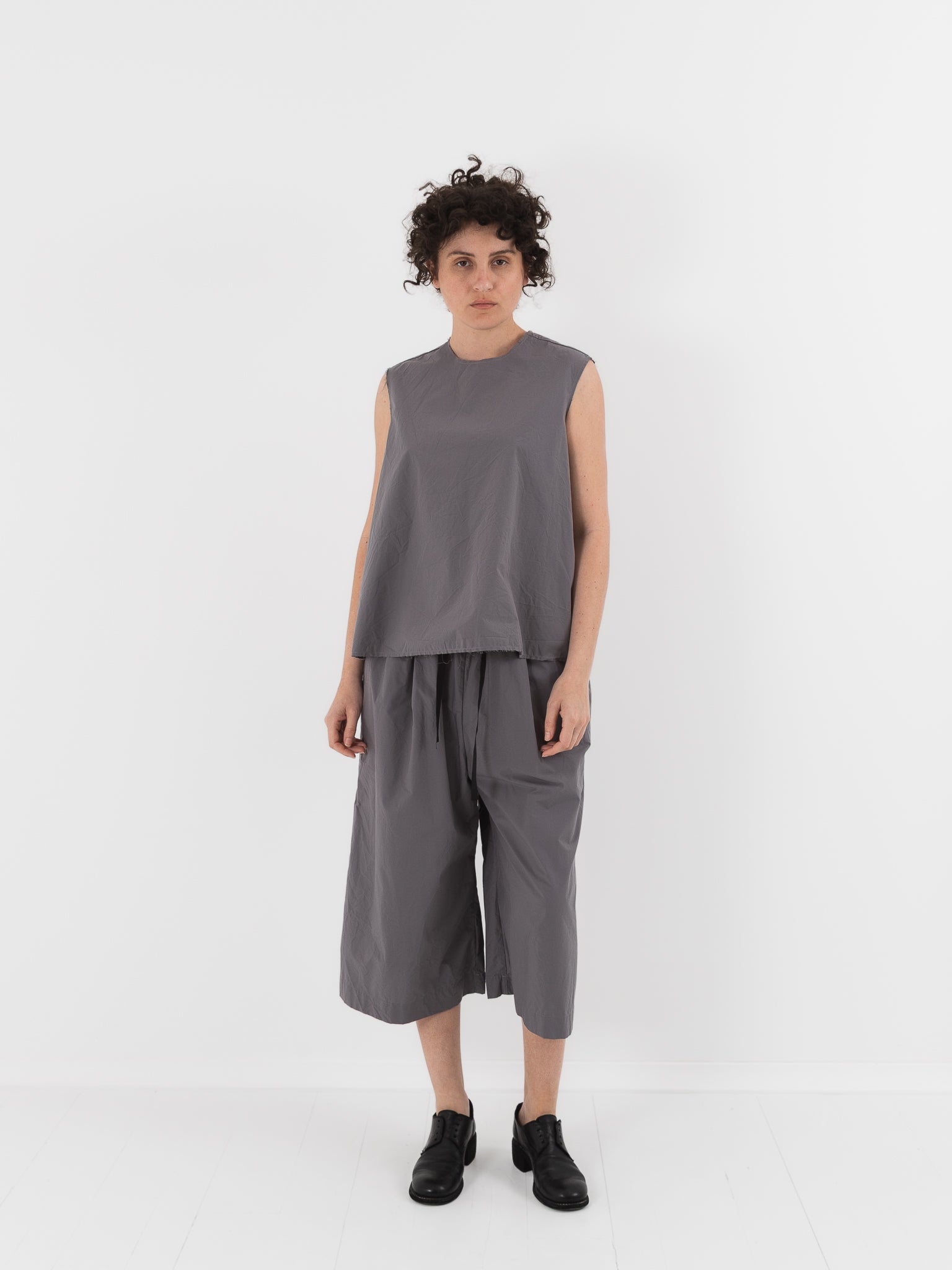 SCHA Sleeveless Top in Charcoal Grey - SCHA at Worthwhile - shop TOP