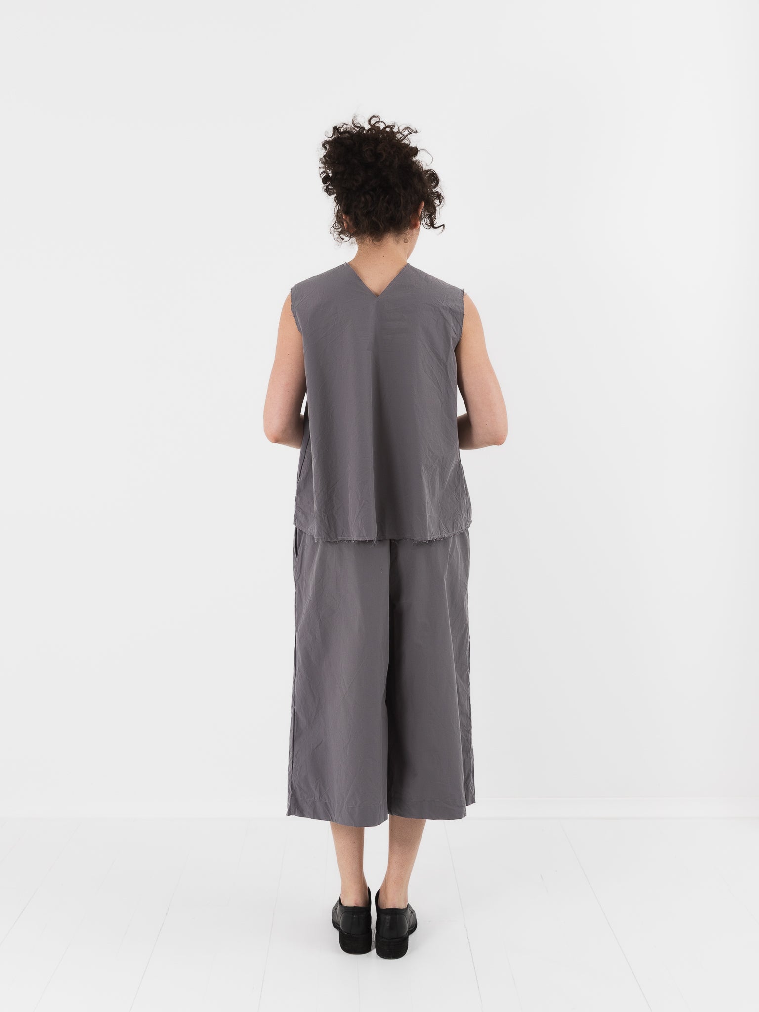 SCHA Sleeveless Top in Charcoal Grey - SCHA at Worthwhile - shop TOP