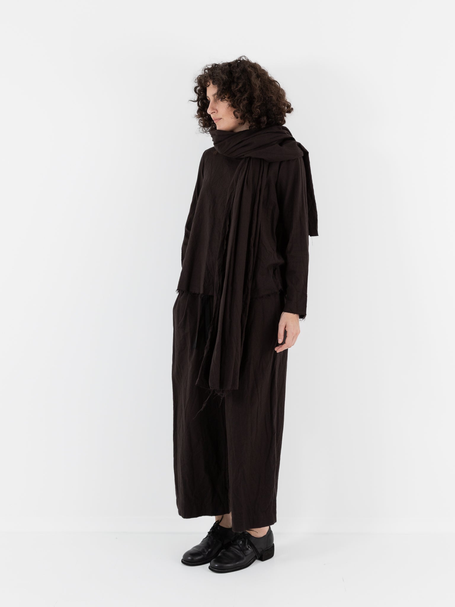 SCHA Casablanca Big Scarf in Bitter Chocolate - SCHA at Worthwhile - shop SCARF