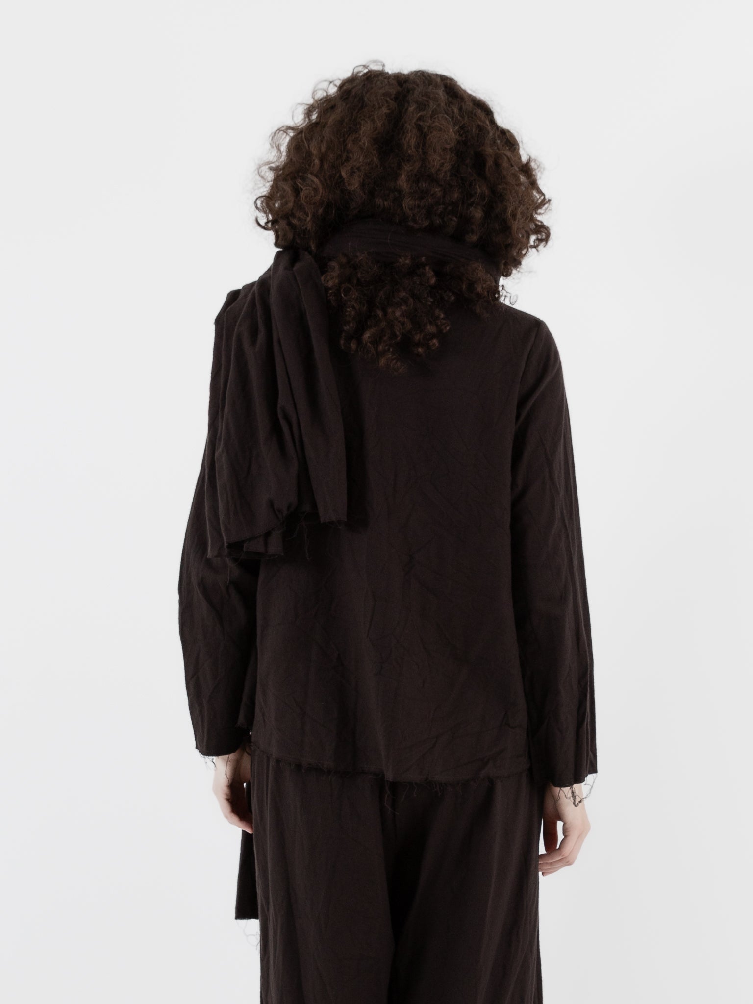 SCHA Casablanca Big Scarf in Bitter Chocolate - SCHA at Worthwhile - shop SCARF