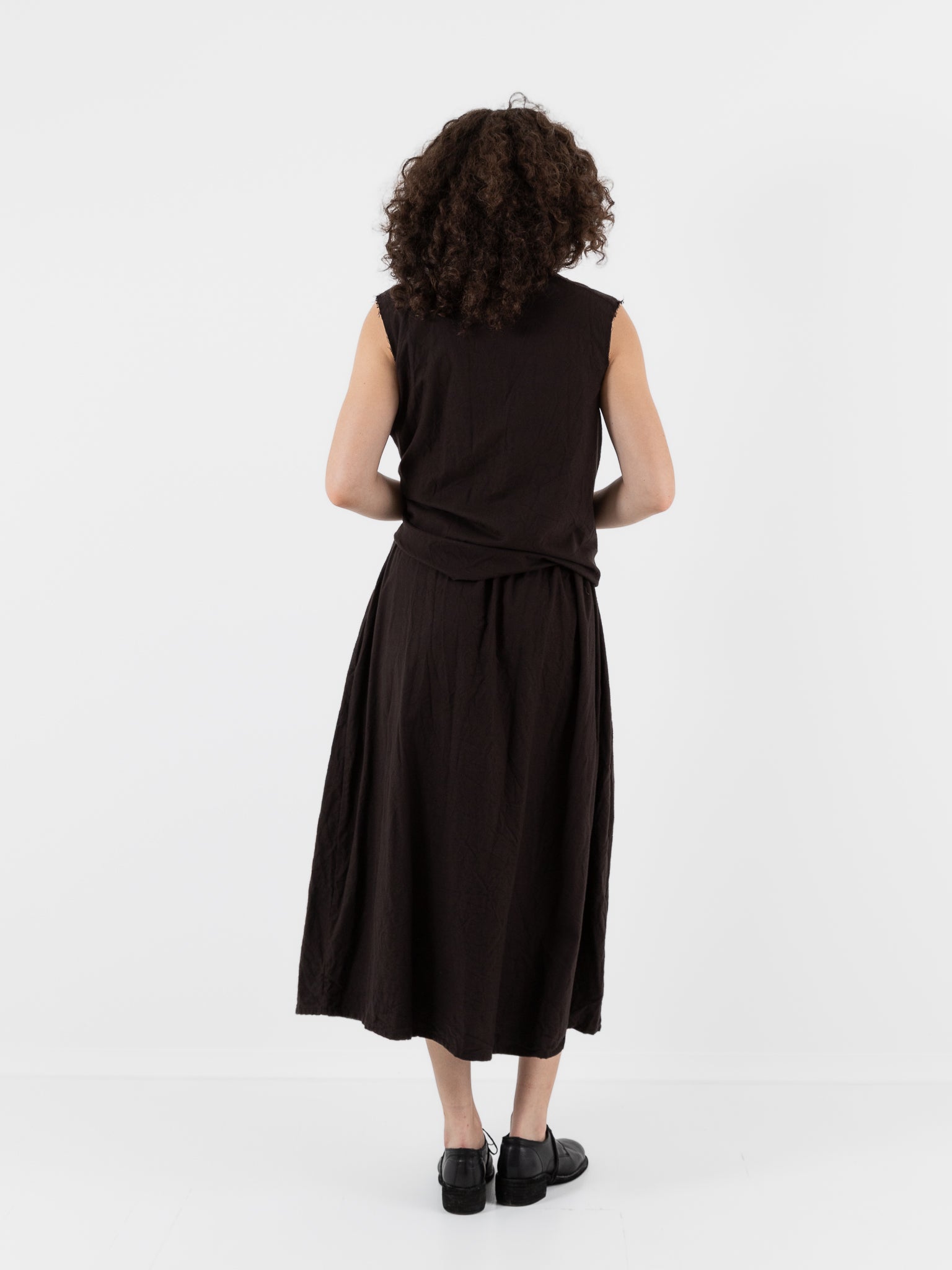 SCHA Skirt in Bitter Chocolate - SCHA at Worthwhile - shop SKIRT