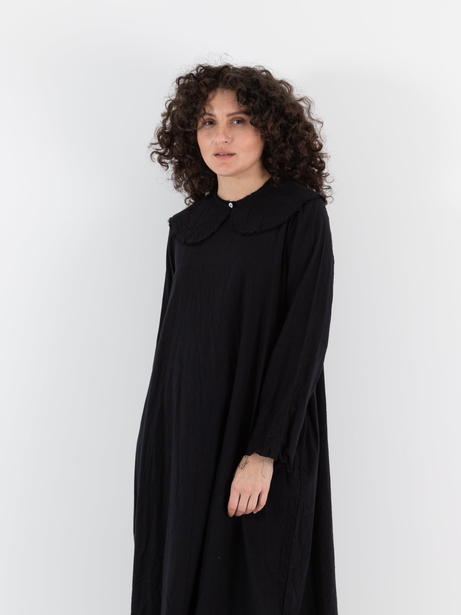 SCHA Dress with Collar in Black - SCHA at Worthwhile - shop DRESS
