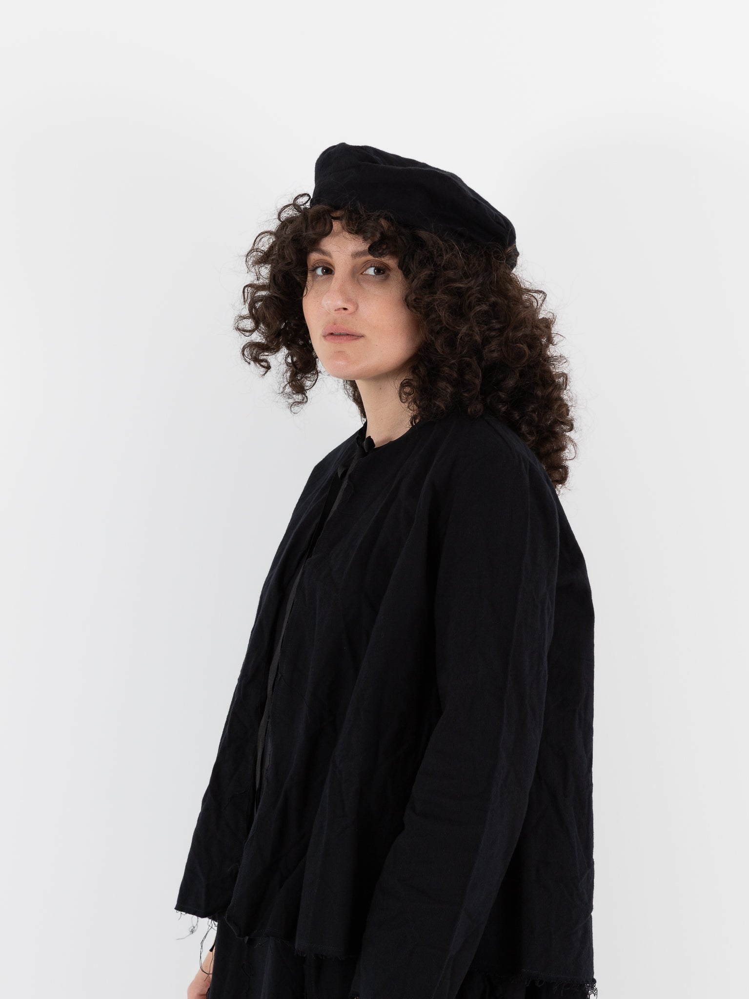 SCHA Beret in Black - SCHA at Worthwhile - shop HAT