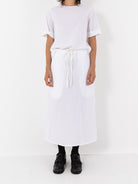 SCHA Twisted Skirt, White - Worthwhile, Inc.