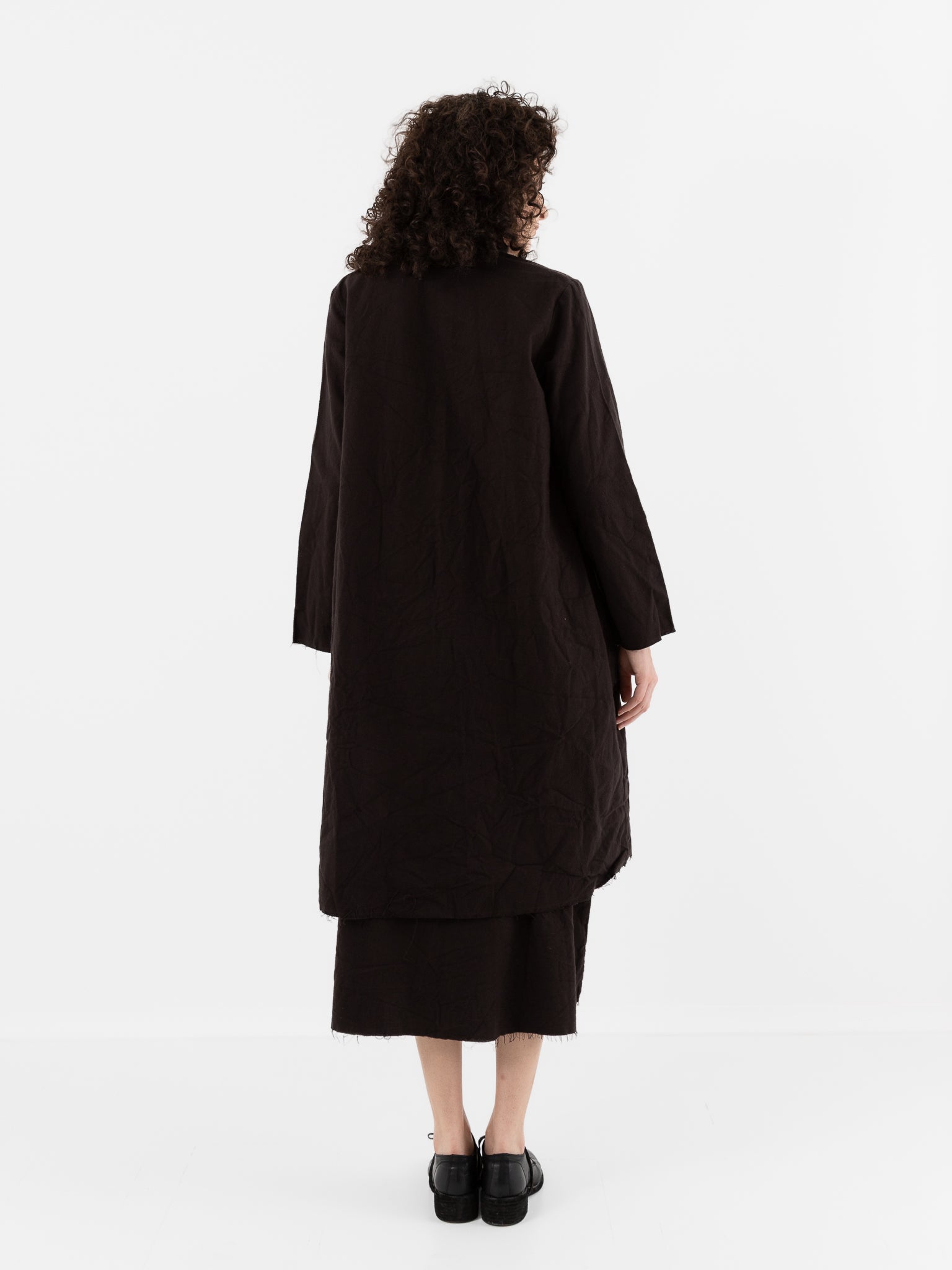 SCHA Cosy Coat in Bitter Chocolate - SCHA at Worthwhile - shop COAT