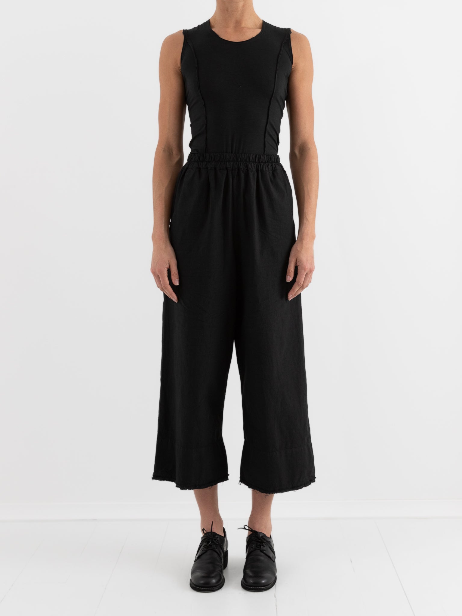 Serie Numerica Trousers in Black - SERIE NUMERICA at Worthwhile - shop PANT