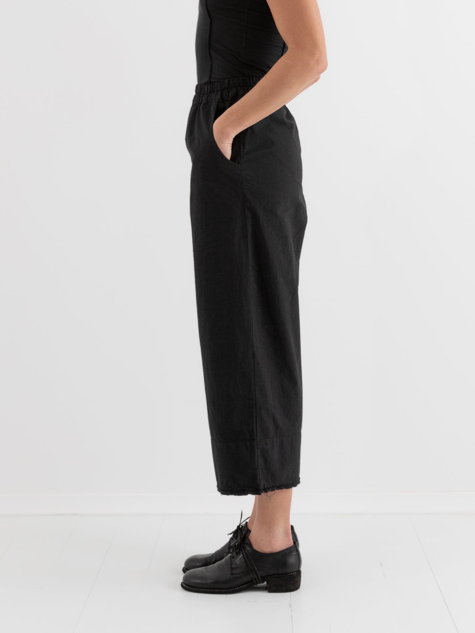Serie Numerica Trousers in Black - SERIE NUMERICA at Worthwhile - shop PANT