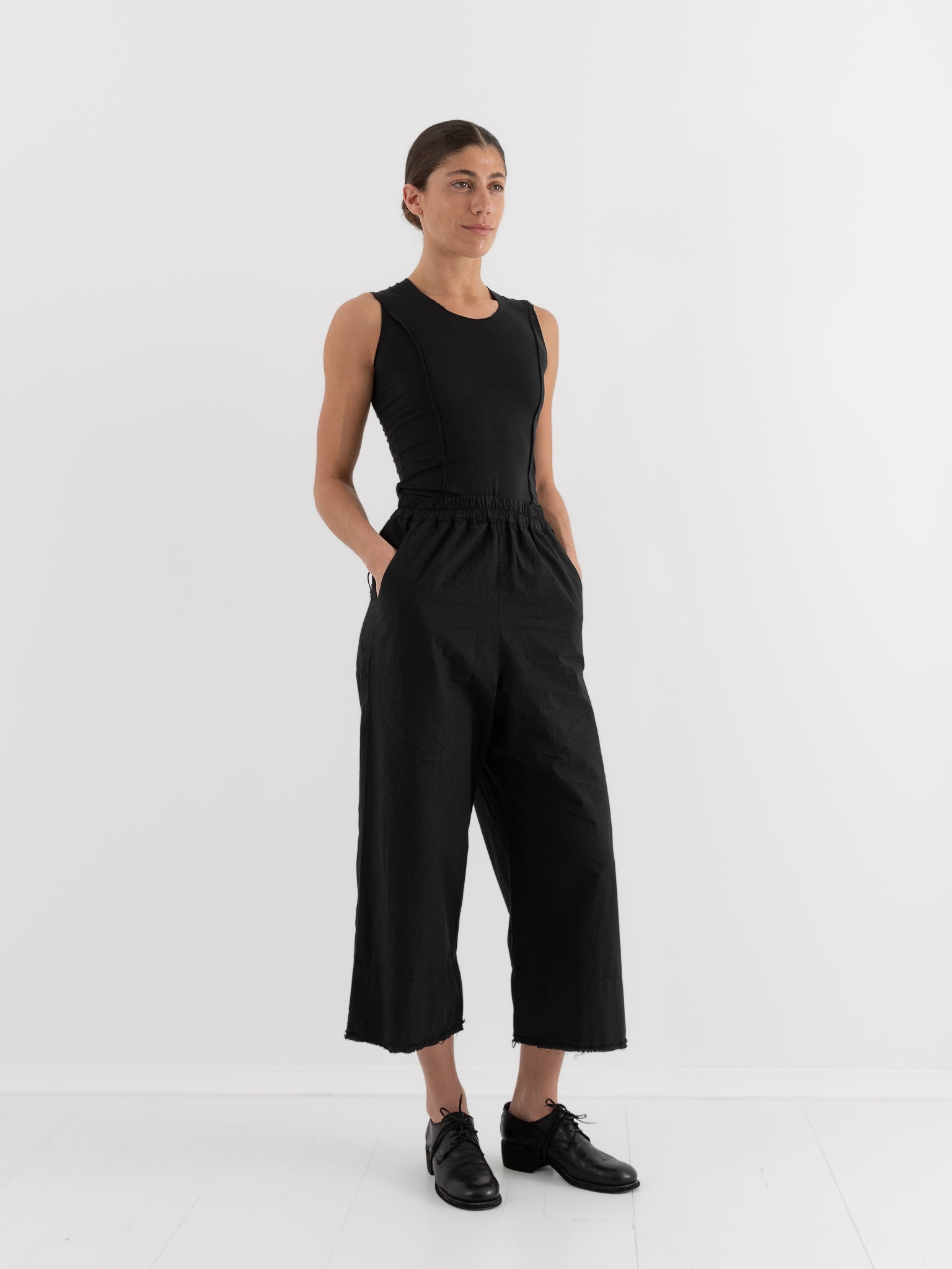 Serie Numerica Trousers in Black - SERIE NUMERICA at Worthwhile - shop PANT
